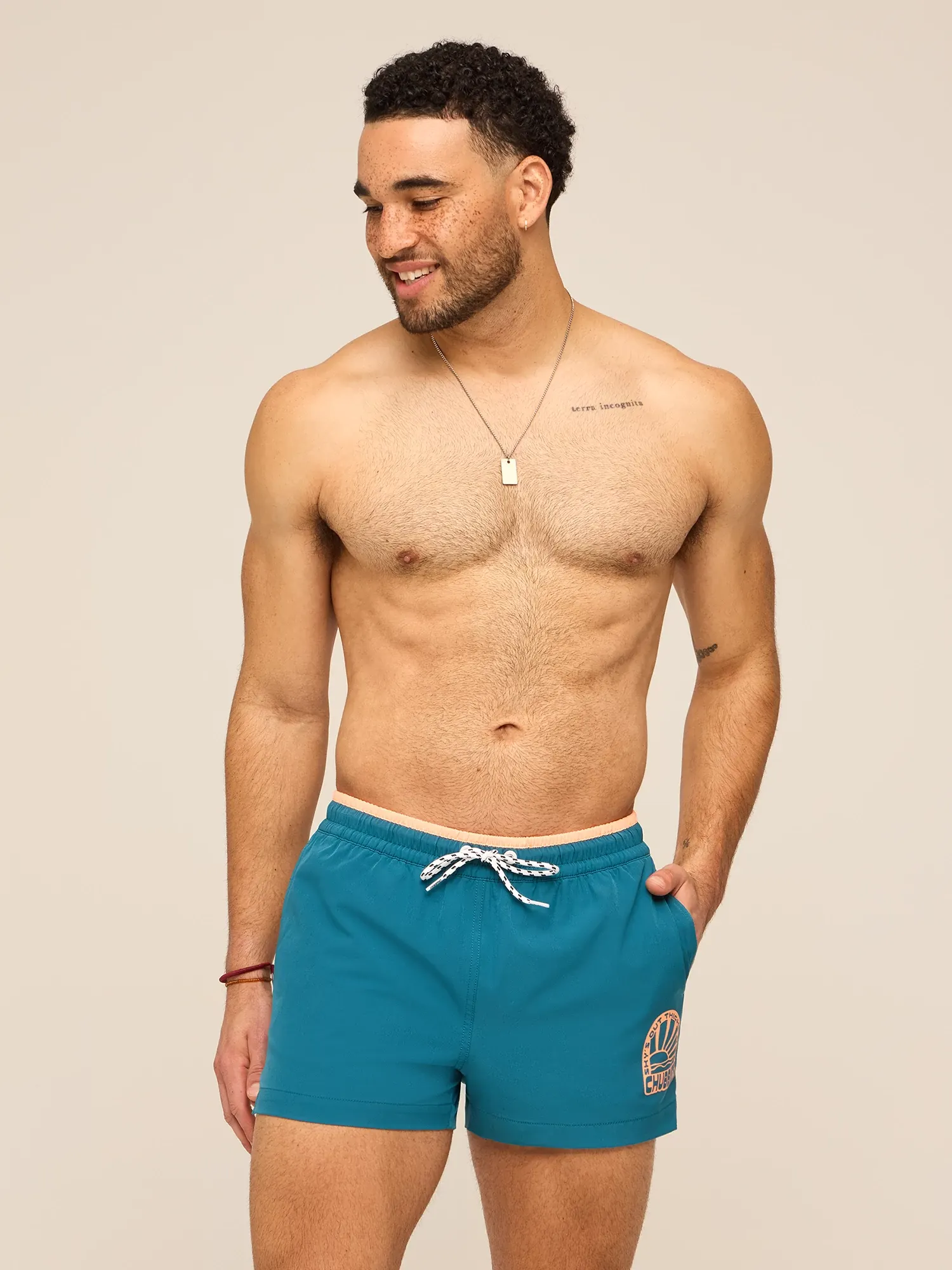 The Rusty Cobalts 4" (Classic Lined Swim Trunk w/ SP WB)