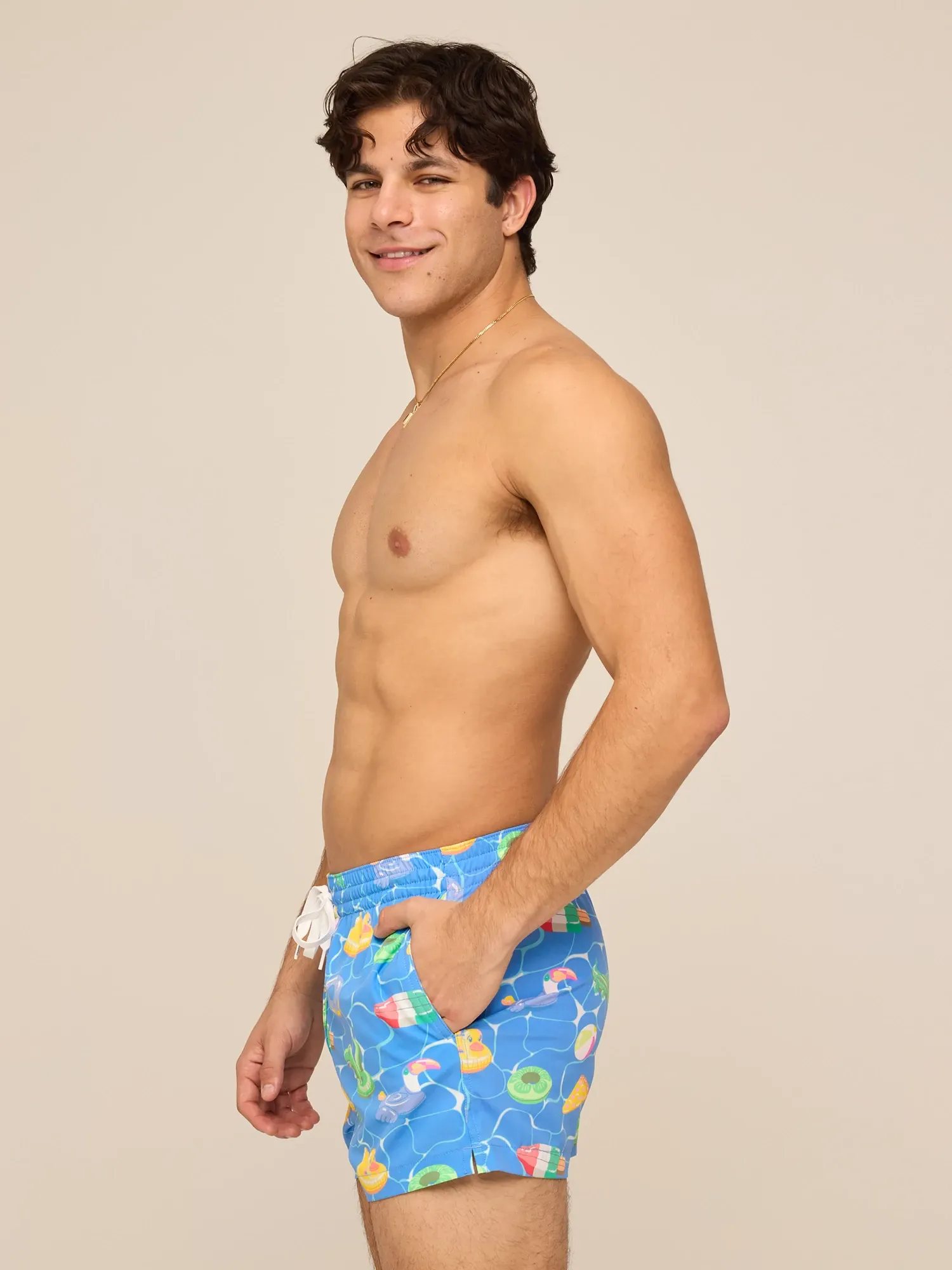 The Cannonball Crews 4" (Classic Lined Swim Trunk)