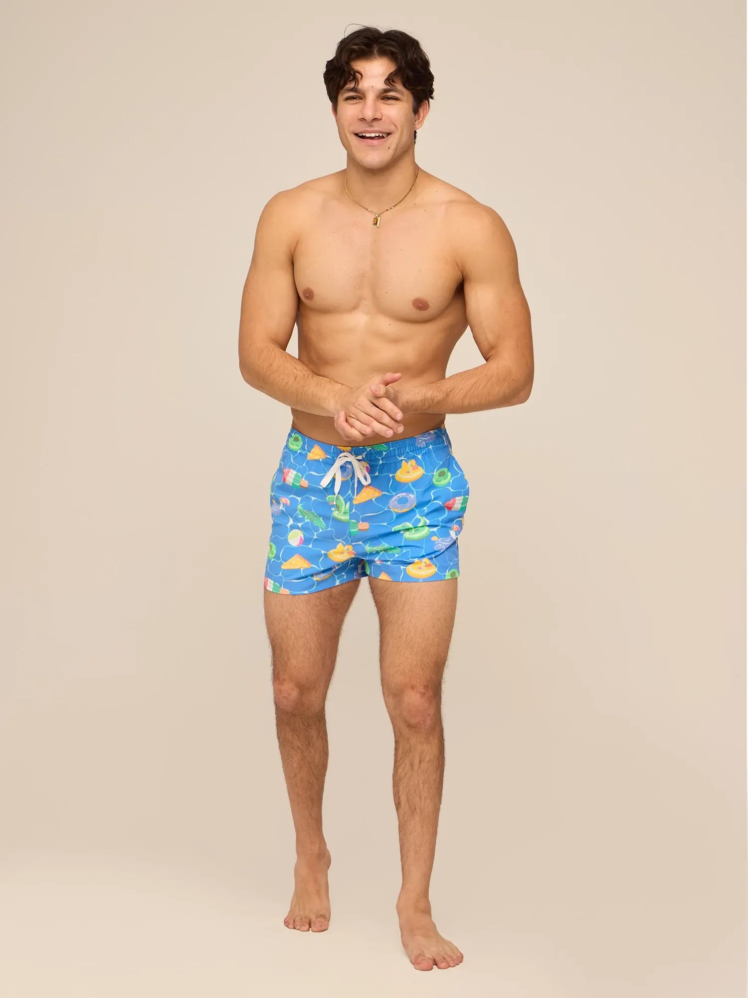 The Cannonball Crews 4" (Classic Lined Swim Trunk)