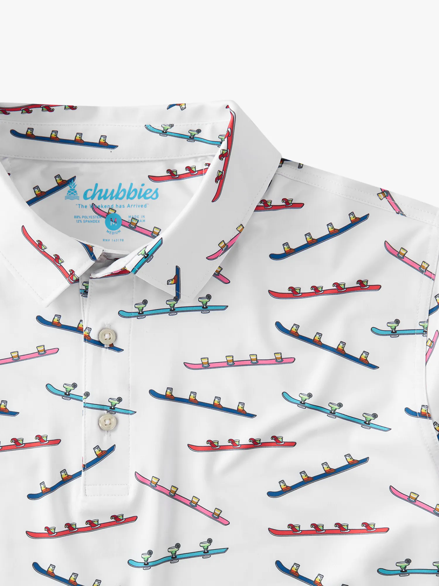 The Blue Bird Shot Ski Day (Performance Polo)
