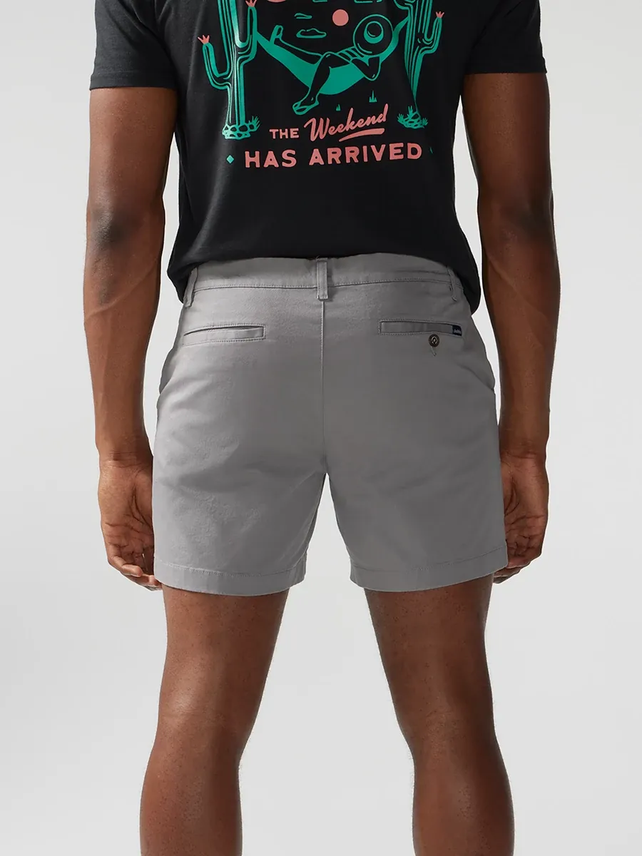 The Silver Linings 5.5" Flat Front (Chino)