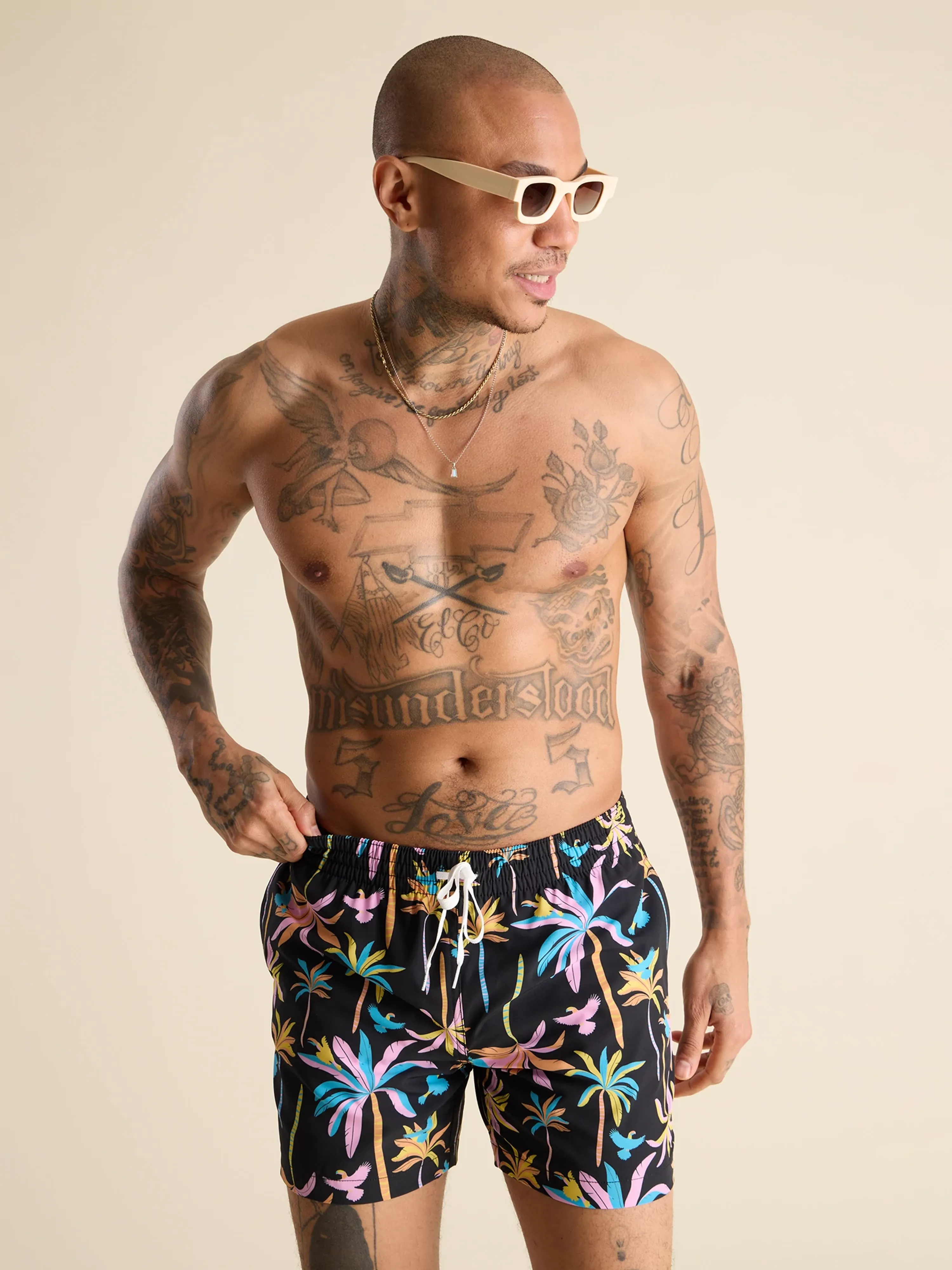 The Black Light Nights 5.5" (Classic Swim Trunk)