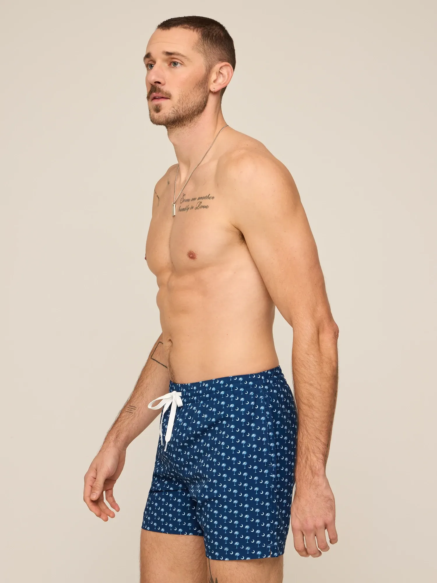 The Goodnight Palmetto Moons 5.5" (Classic Lined Swim Trunk)