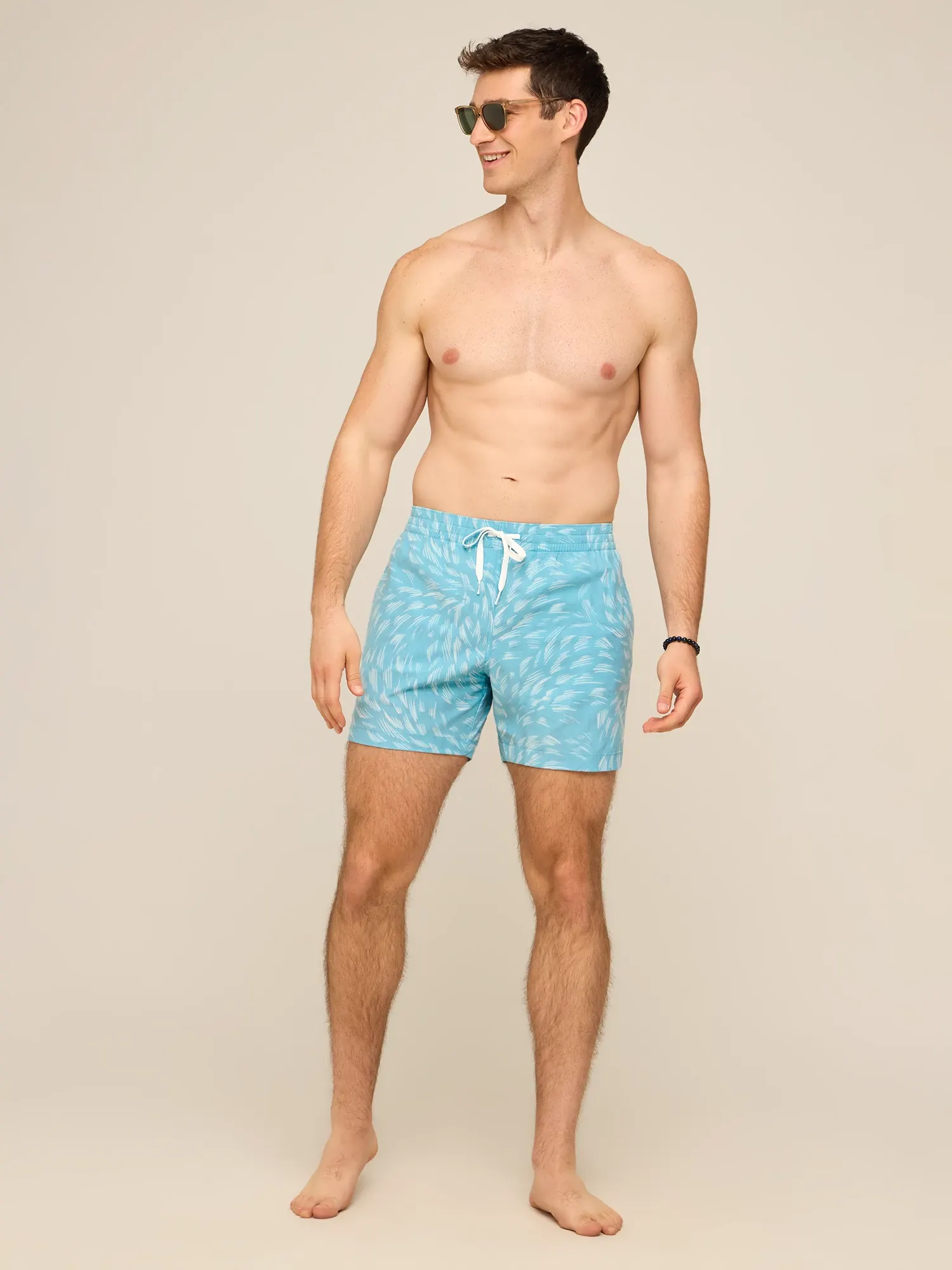 The Turquoise Tides 5.5" (Classic Lined Swim Trunk)