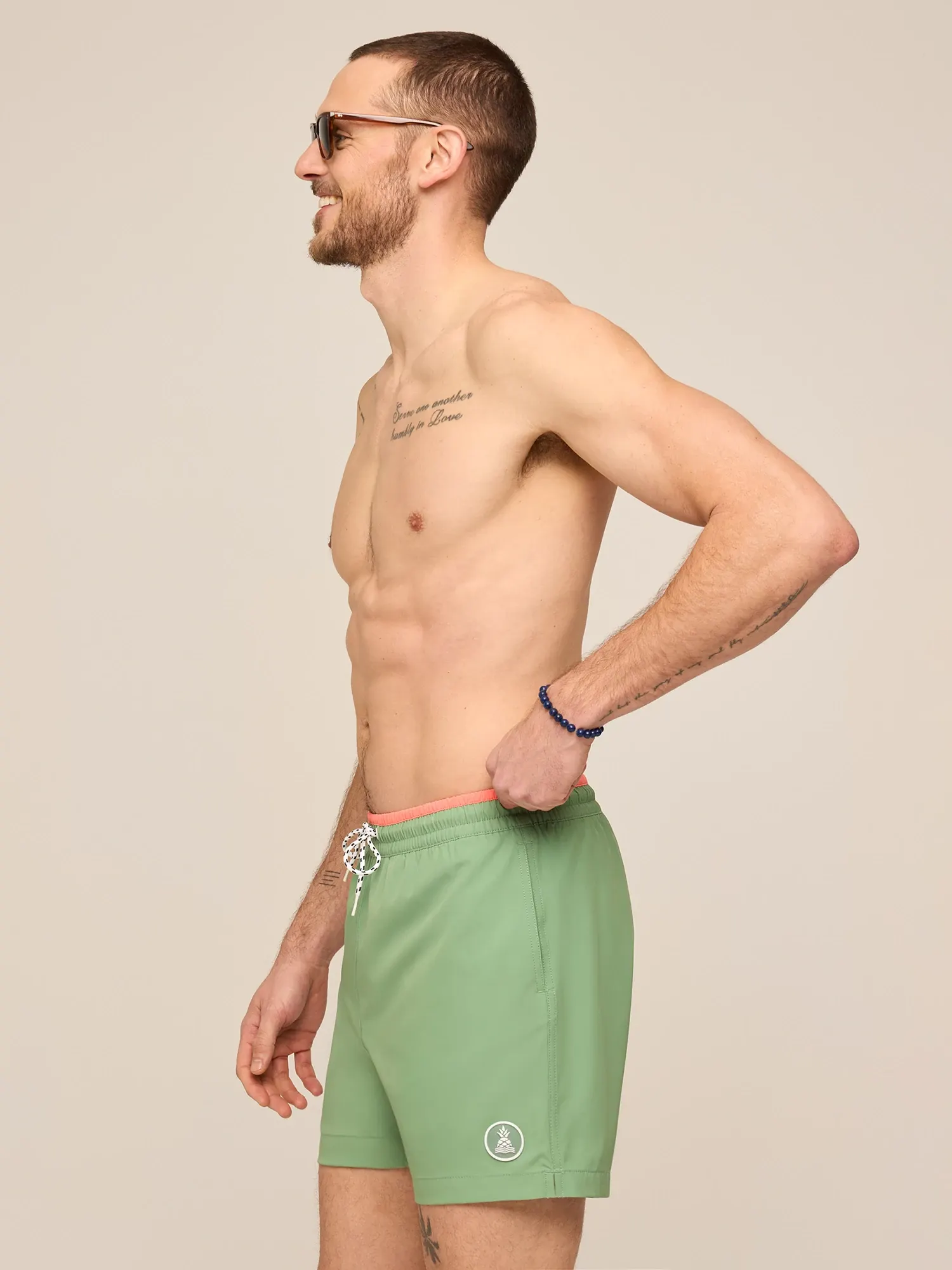 The Alcove Greens 5.5" (Classic Lined Swim Trunk w/ SP WB)