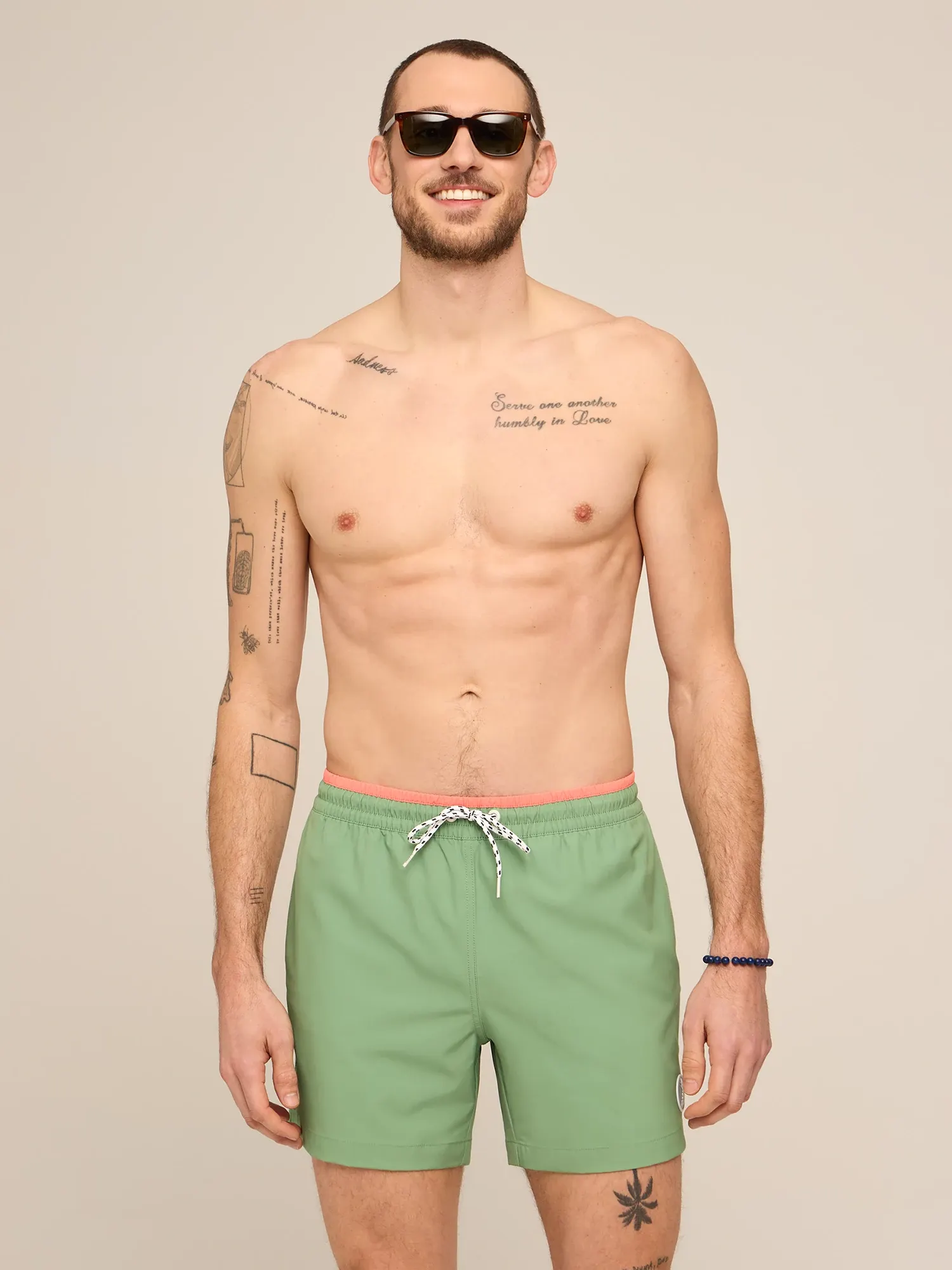 The Alcove Greens 5.5" (Classic Lined Swim Trunk w/ SP WB)