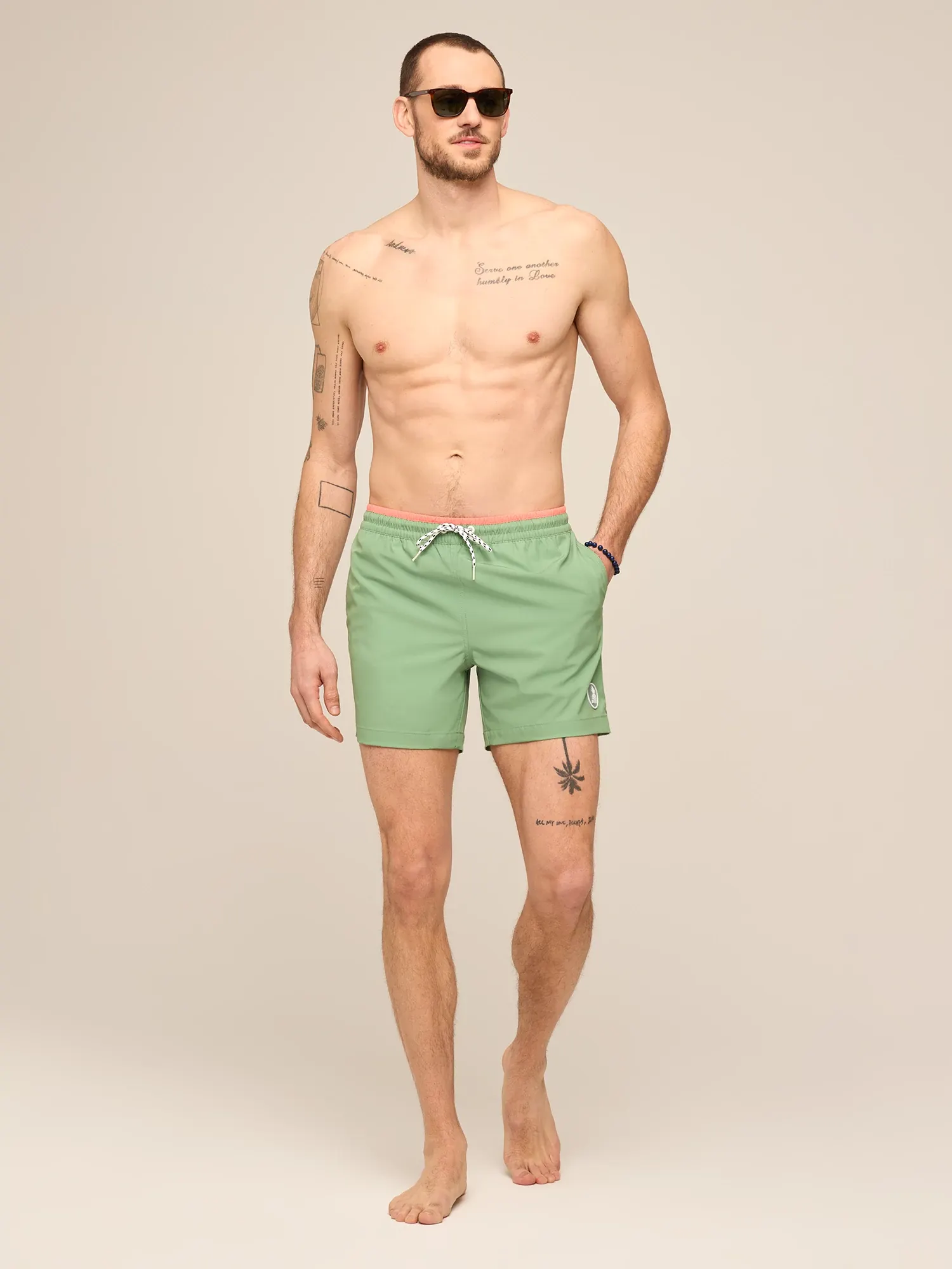 The Alcove Greens 5.5" (Classic Lined Swim Trunk w/ SP WB)
