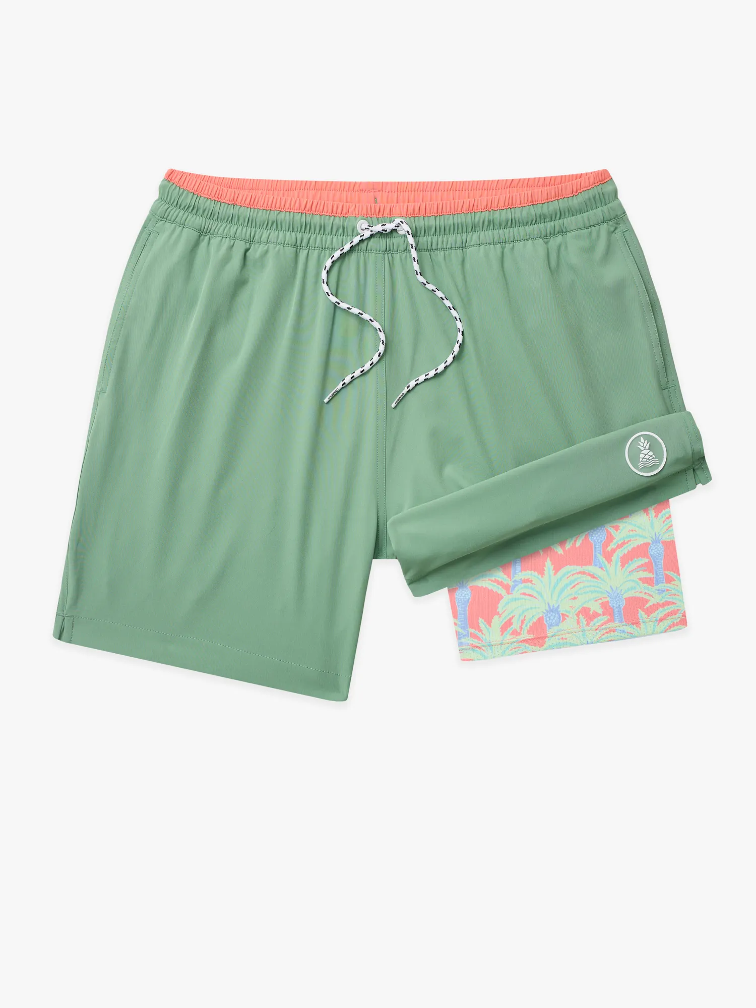 The Alcove Greens 5.5" (Classic Lined Swim Trunk w/ SP WB)