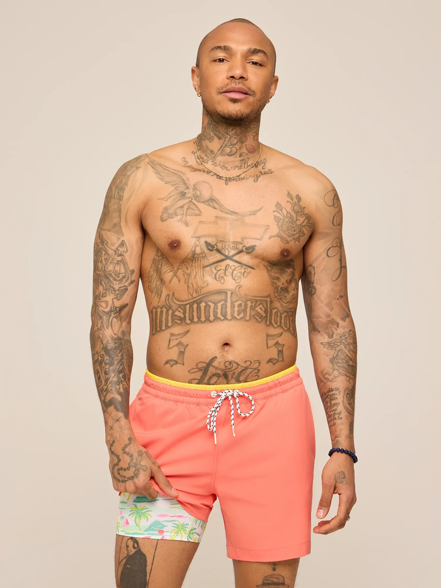 The Peach Perfects 5.5" (Classic Lined Swim Trunk w/ SP WB)