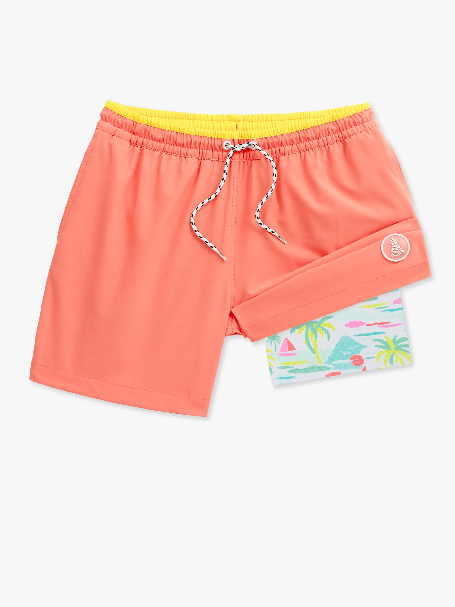 The Peach Perfects 5.5" (Classic Lined Swim Trunk w/ SP WB)
