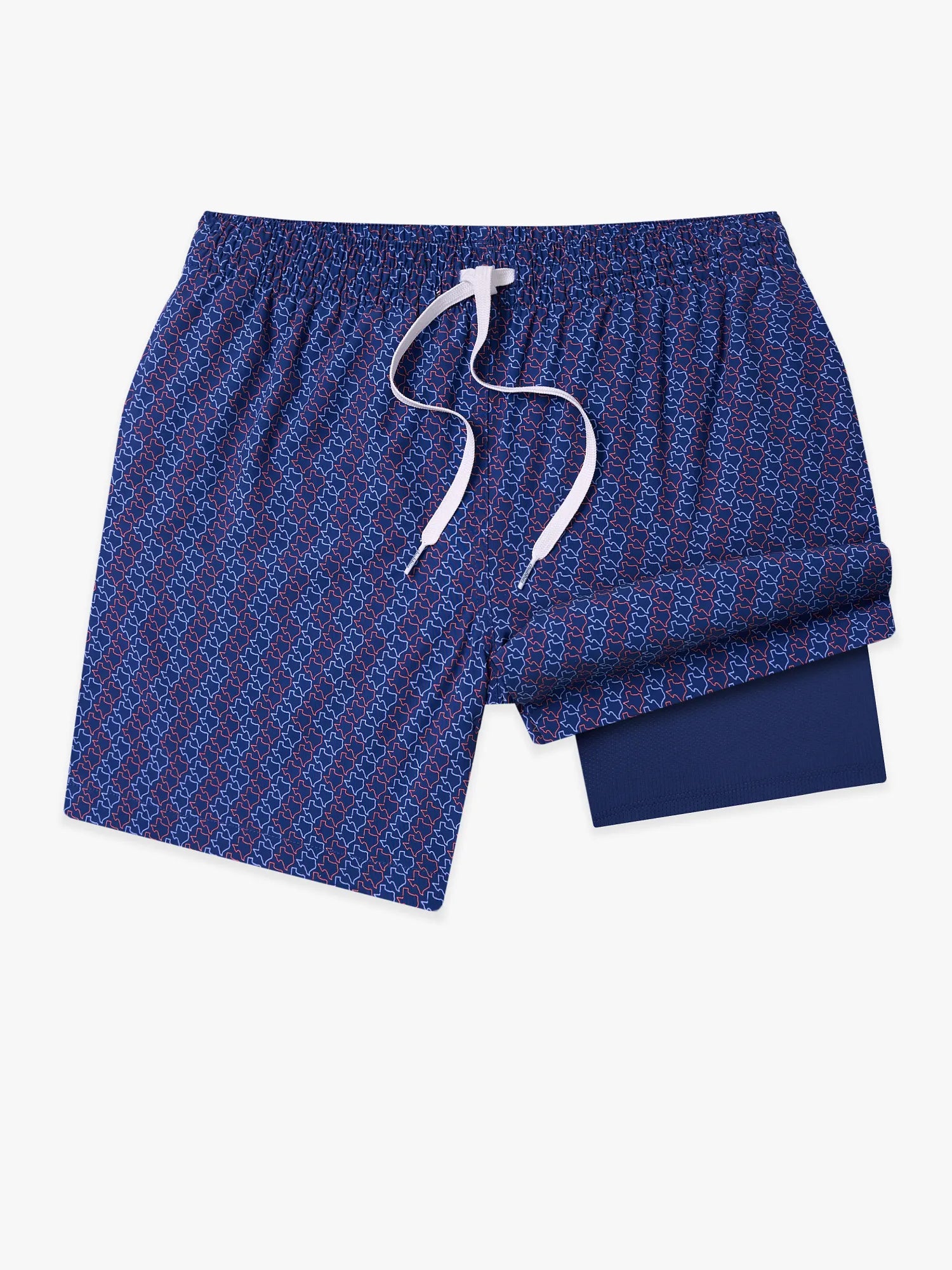 3440-the-lone-stars-5.5-classic-lined-swim-trunk-6.jpg The Lone Stars 5.5" (Classic Lined Swim Trunk)