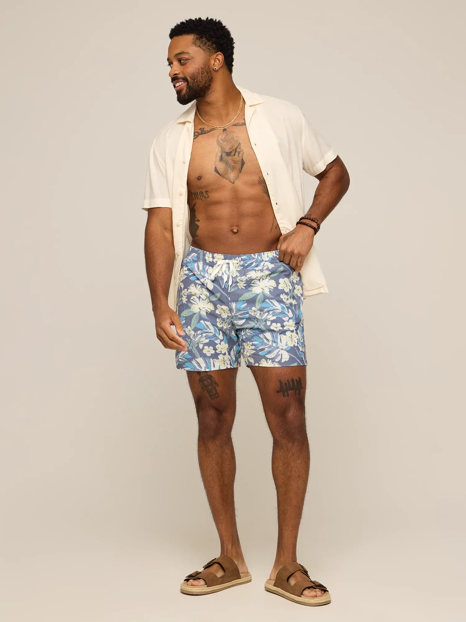 The Starry Night Stems 5.5" (Classic Swim Trunk)