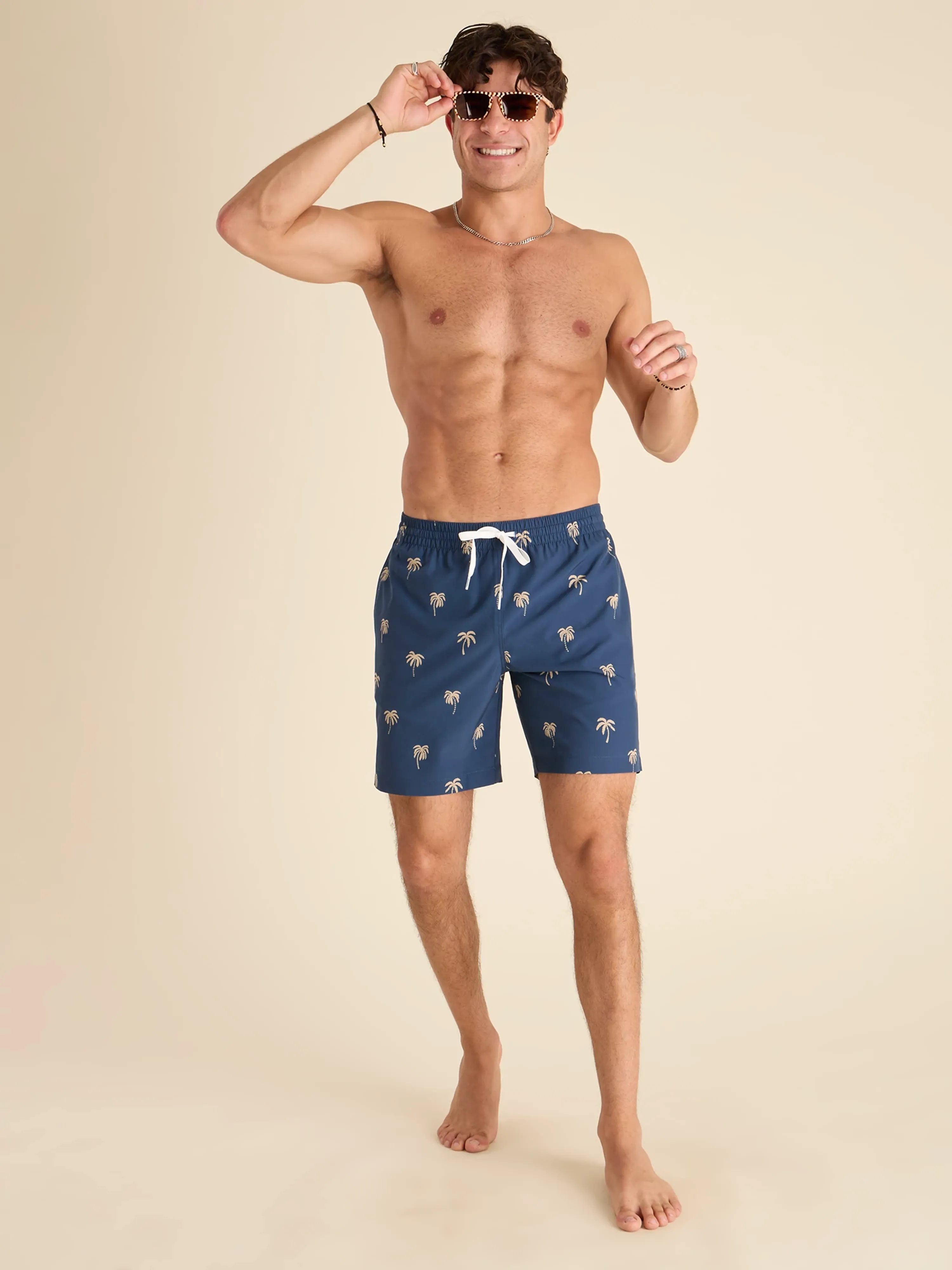 The Midnight Palms 7" (Classic Swim Trunk)