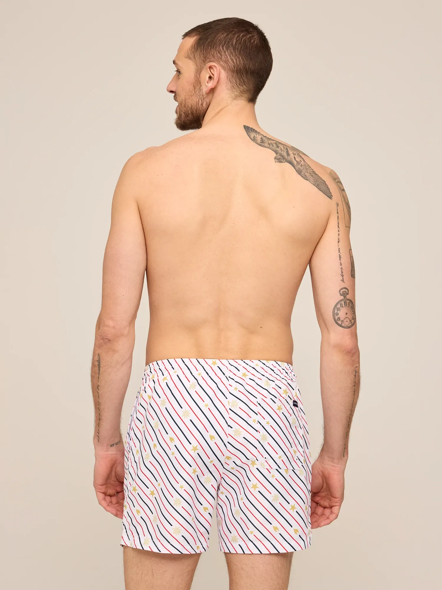The Life, Liberty, & Candles 5.5" (Rigid Swim Trunk)