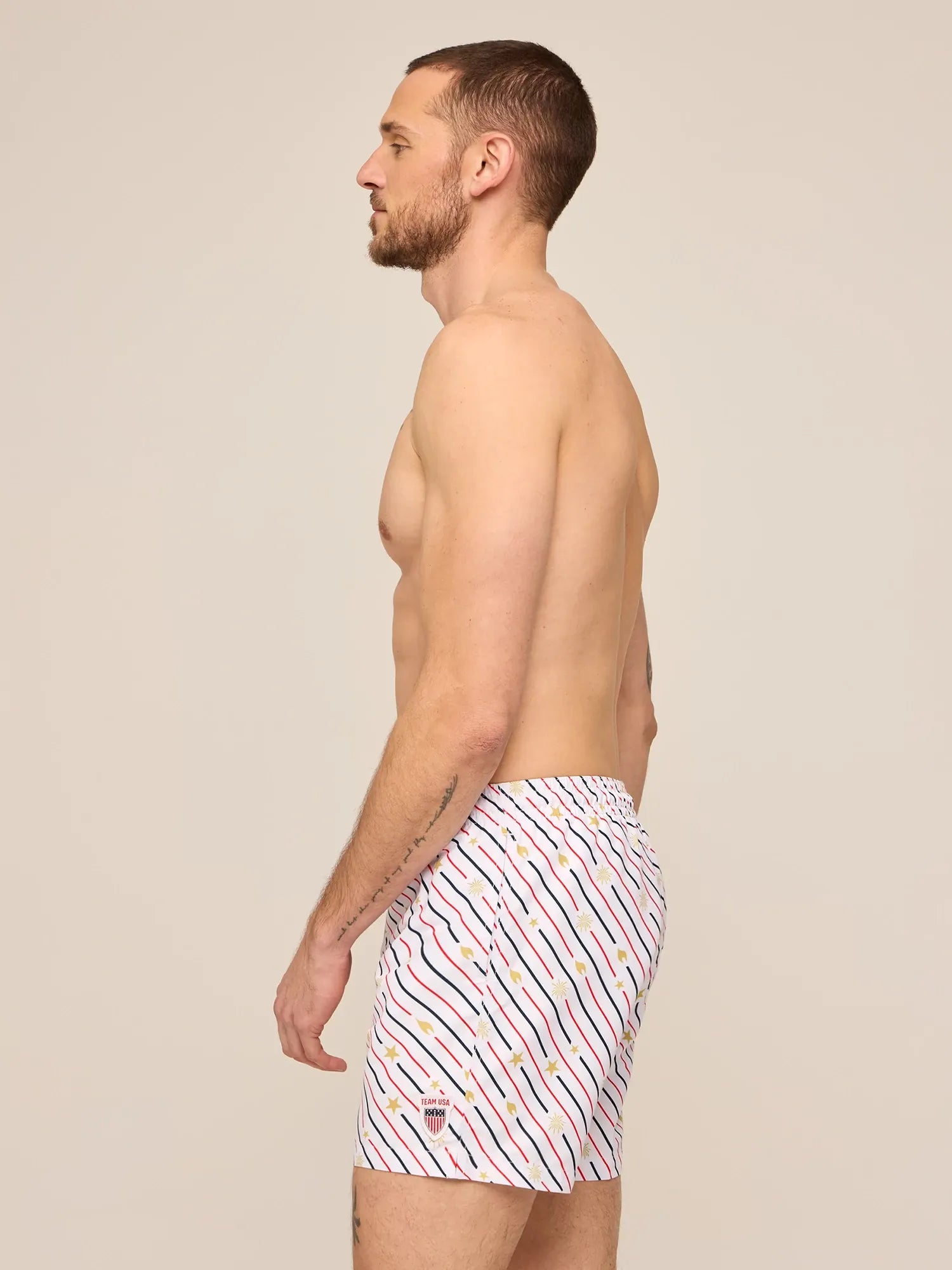 The Life, Liberty, & Candles 5.5" (Rigid Swim Trunk)
