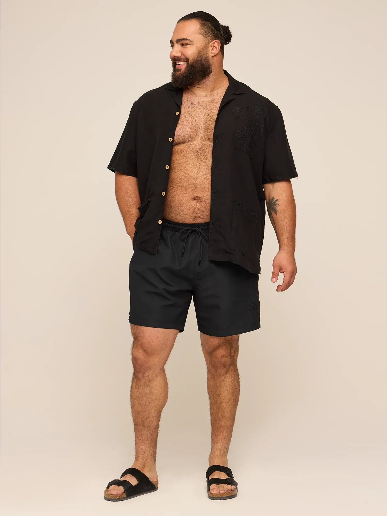 The Shadow Flora 5.5" (Rigid Swim Trunk)