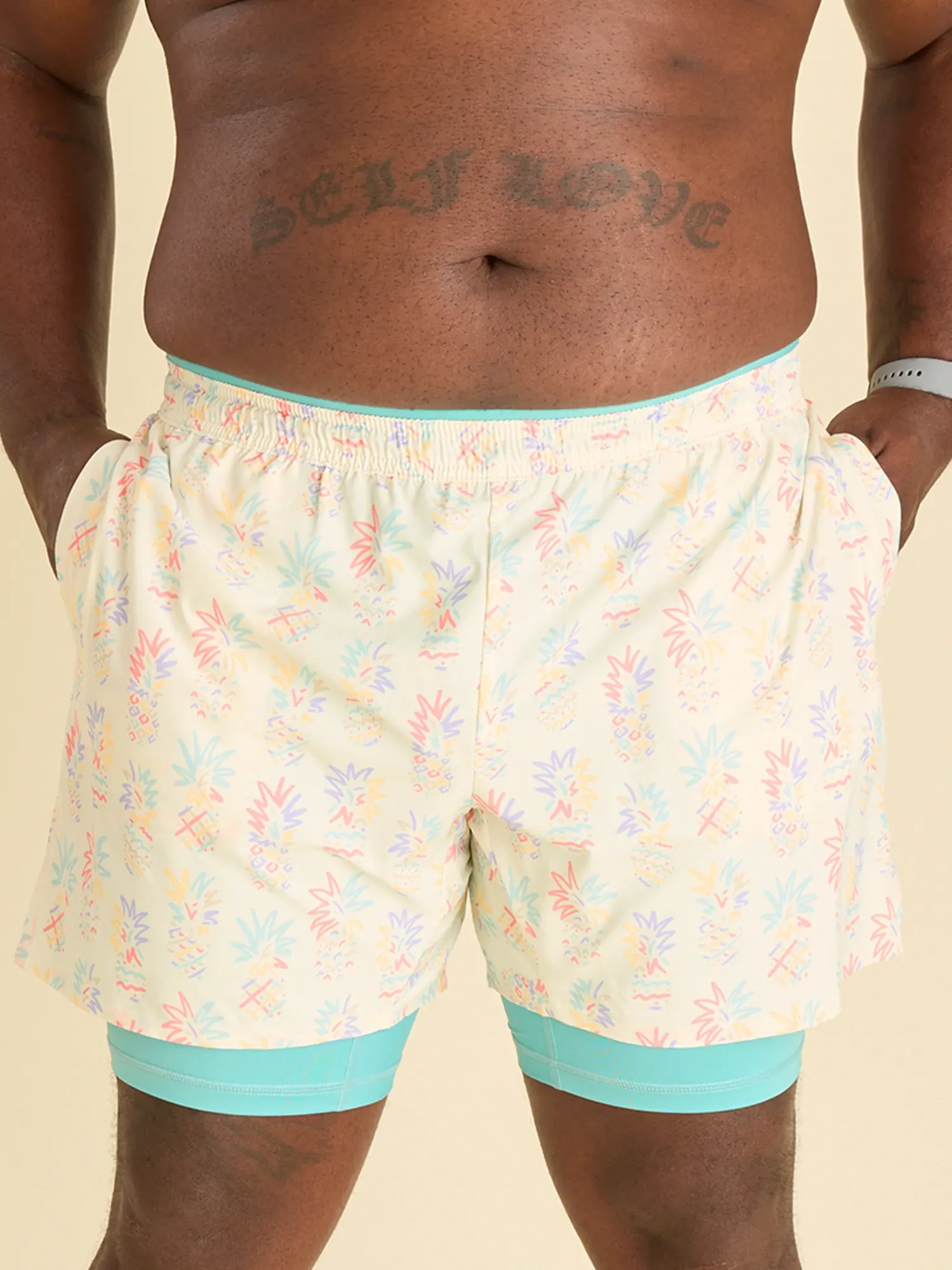 The Pastel Pineapples 5.5" (Ultimate Training Short)