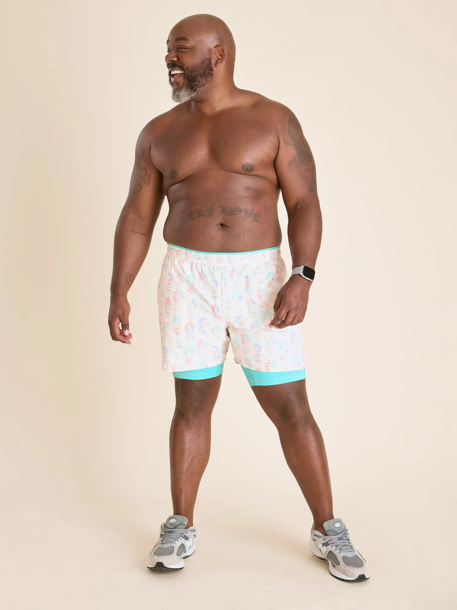 The Pastel Pineapples 5.5" (Ultimate Training Short)