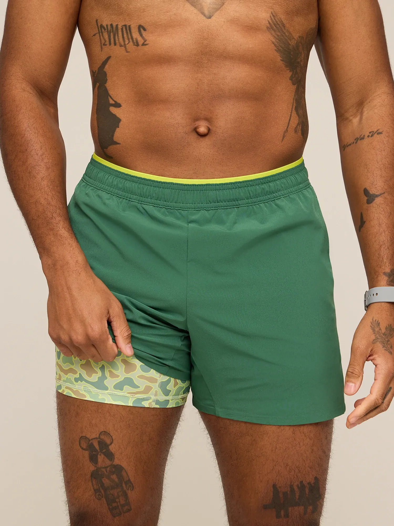 The Forest Floors 5.5" (Ultimate Training Short with Hidden Liner)
