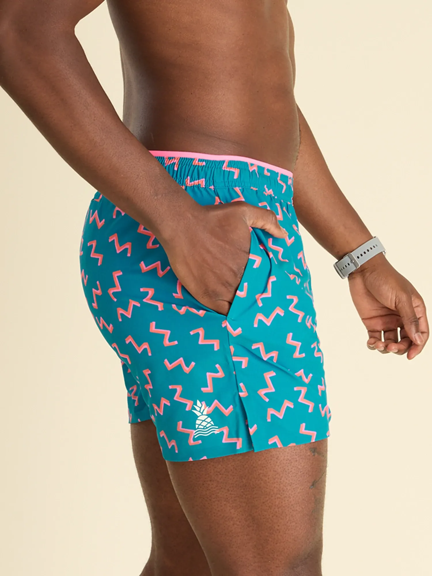 The Twist and Squiggle- Blue 5.5" (Ultimate Training Short with Hidden Liner)