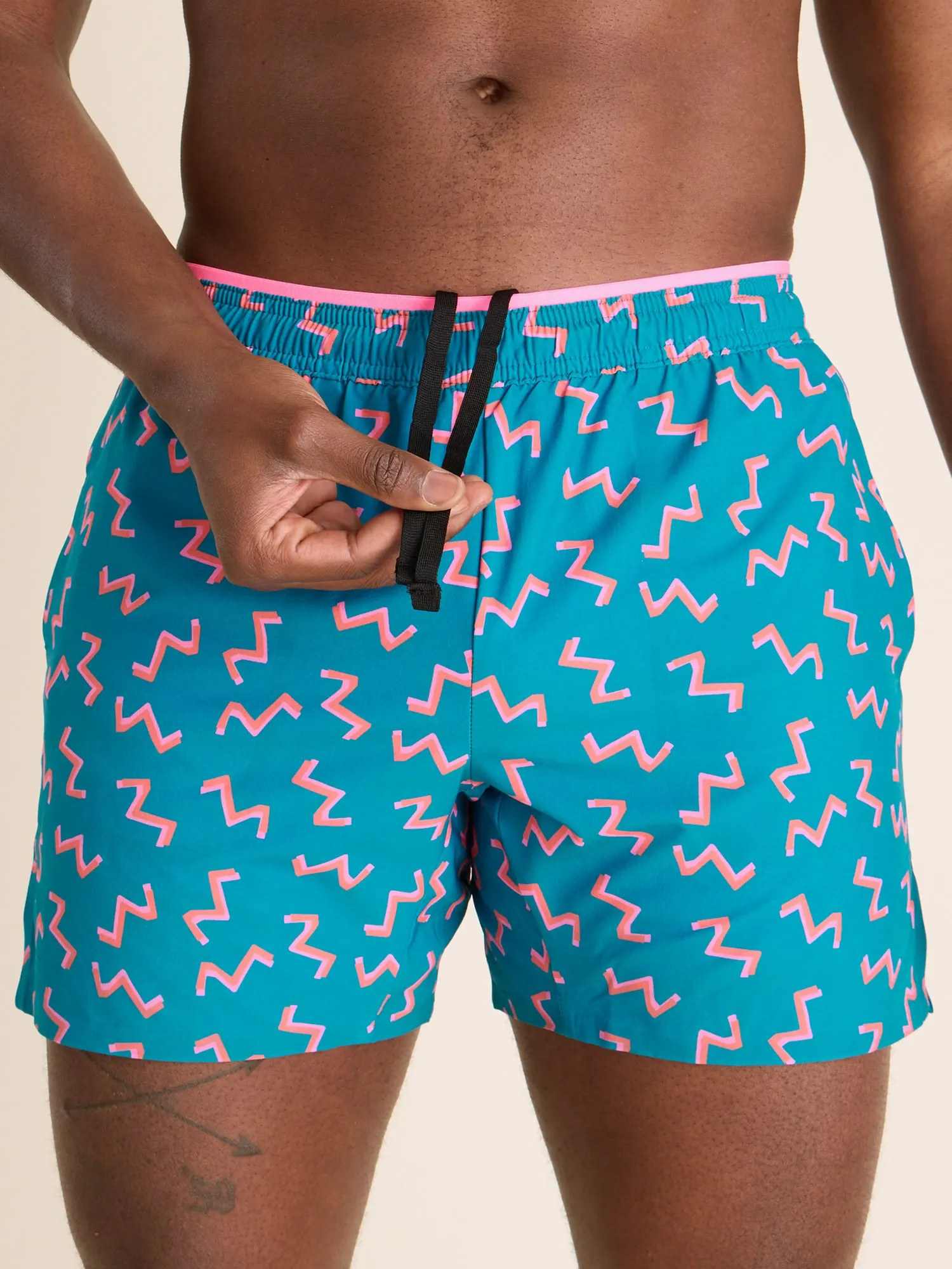 The Twist and Squiggle- Blue 5.5" (Ultimate Training Short with Hidden Liner)