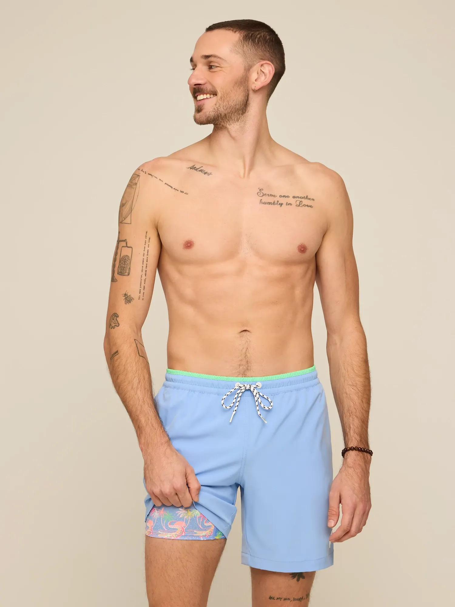 The Alpine Skies 7" (Classic Lined Swim Trunk w/ SP WB)