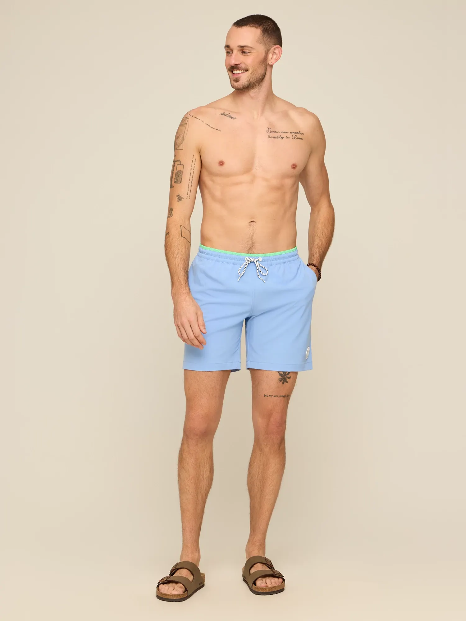The Alpine Skies 7" (Classic Lined Swim Trunk w/ SP WB)