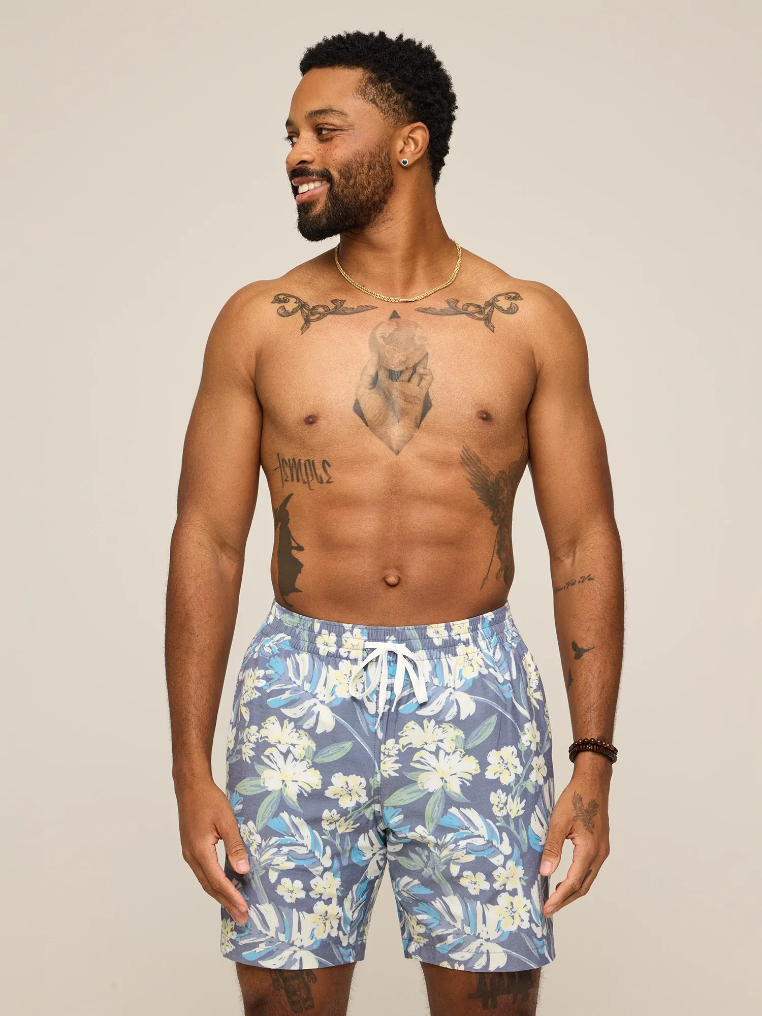 The Starry Night Stems 7" (Classic Lined Swim Trunk)