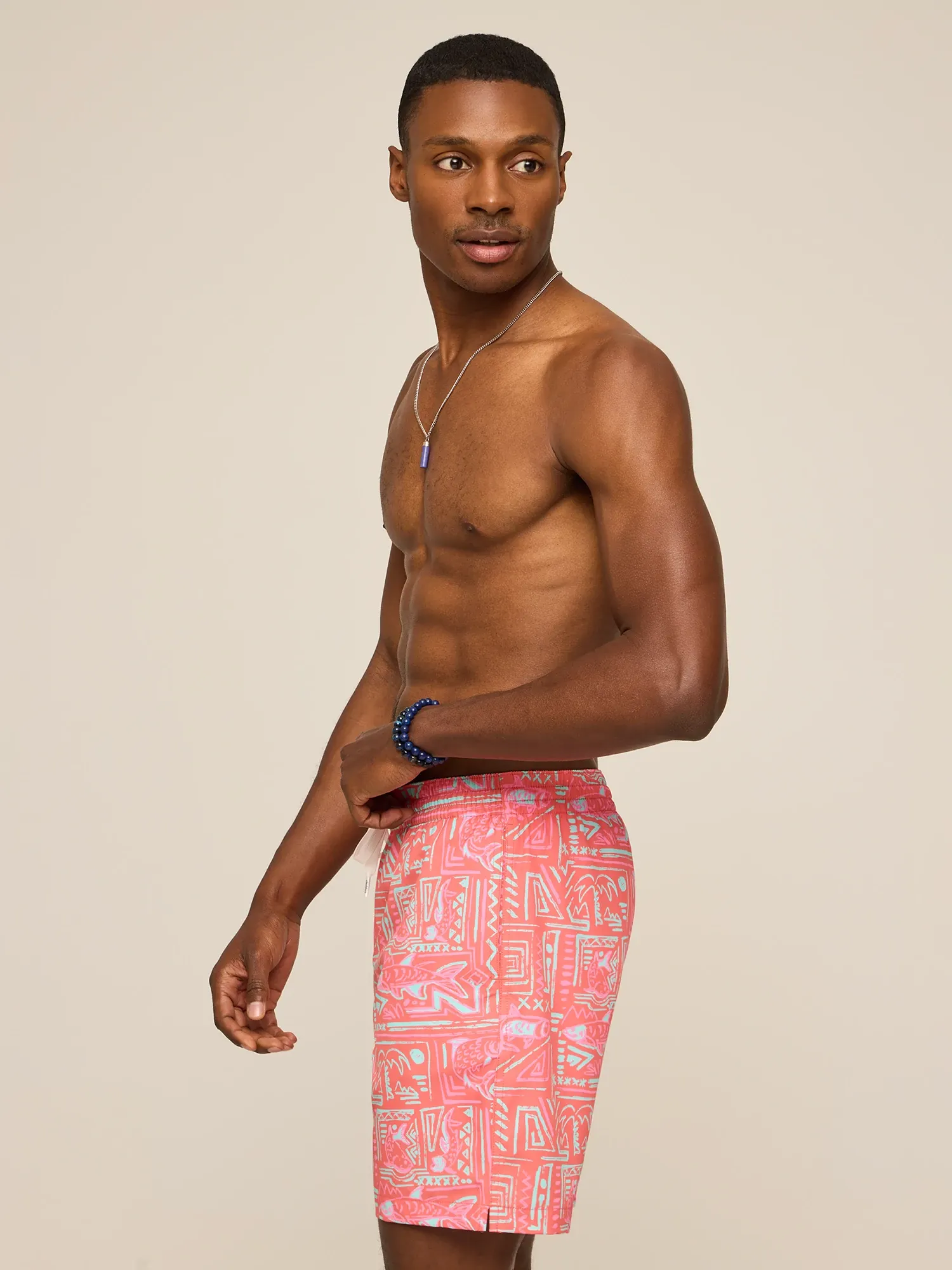 The Pyramid Poolsides 7" (Classic Lined Swim Trunk)