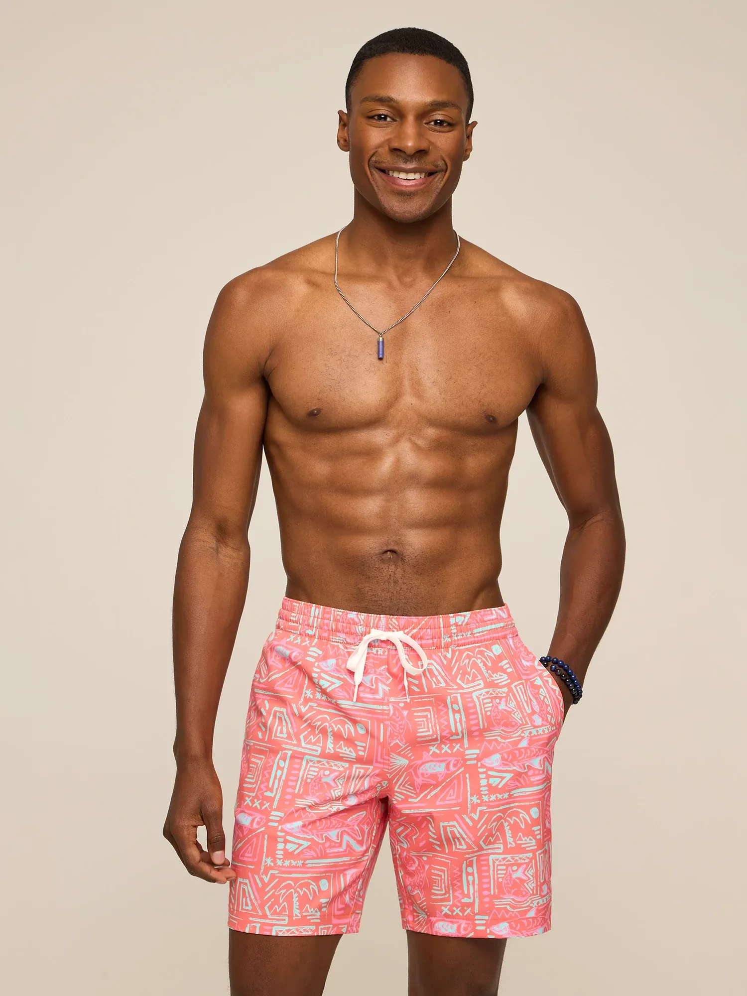 The Pyramid Poolsides 7" (Classic Lined Swim Trunk)