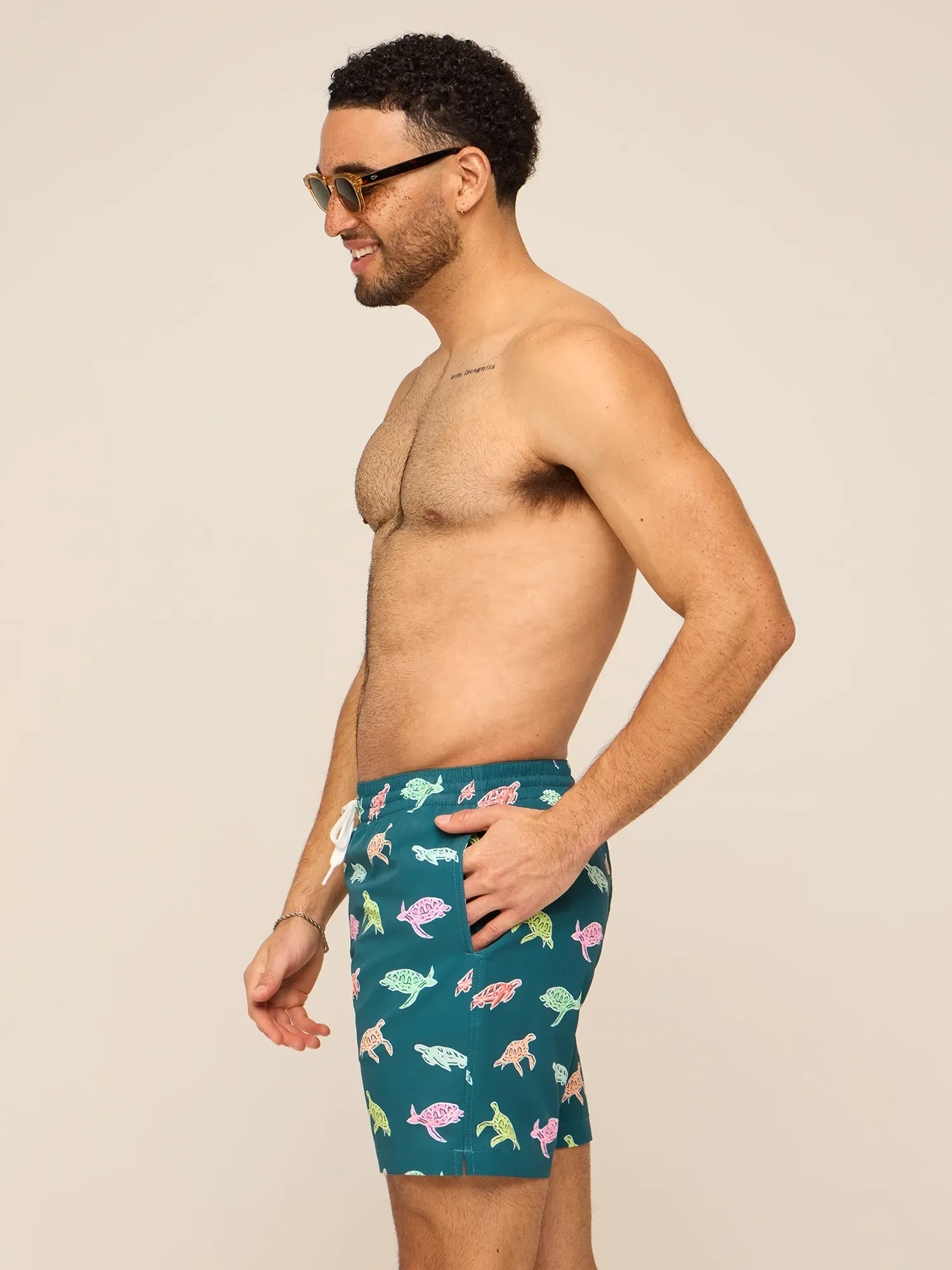 The Turtally Awesomes 7"(Classic Lined Swim Trunk)