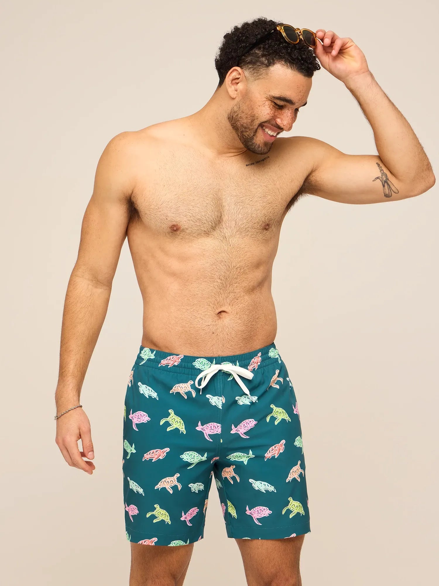 The Turtally Awesomes 7"(Classic Lined Swim Trunk)