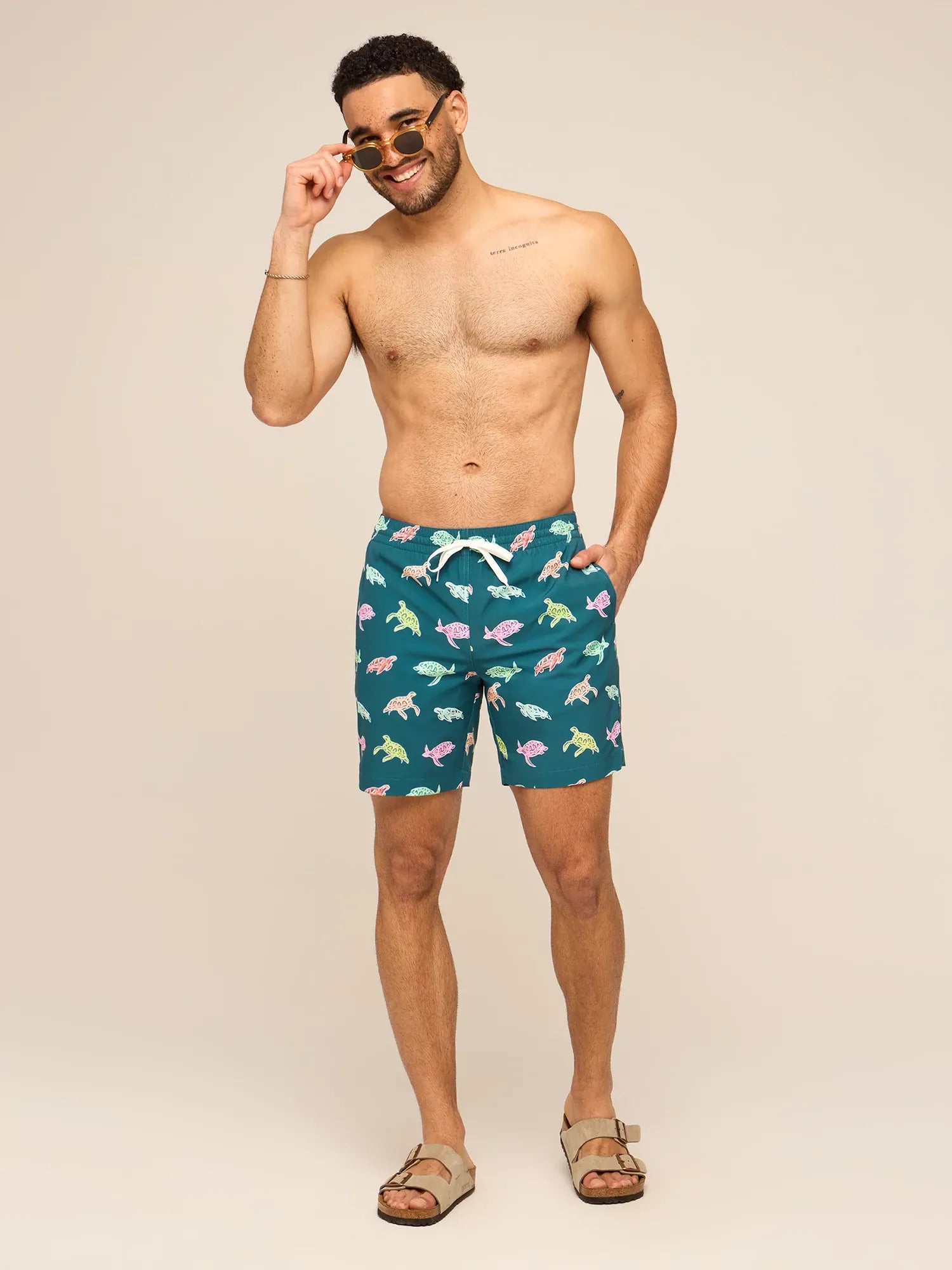 The Turtally Awesomes 7"(Classic Lined Swim Trunk)