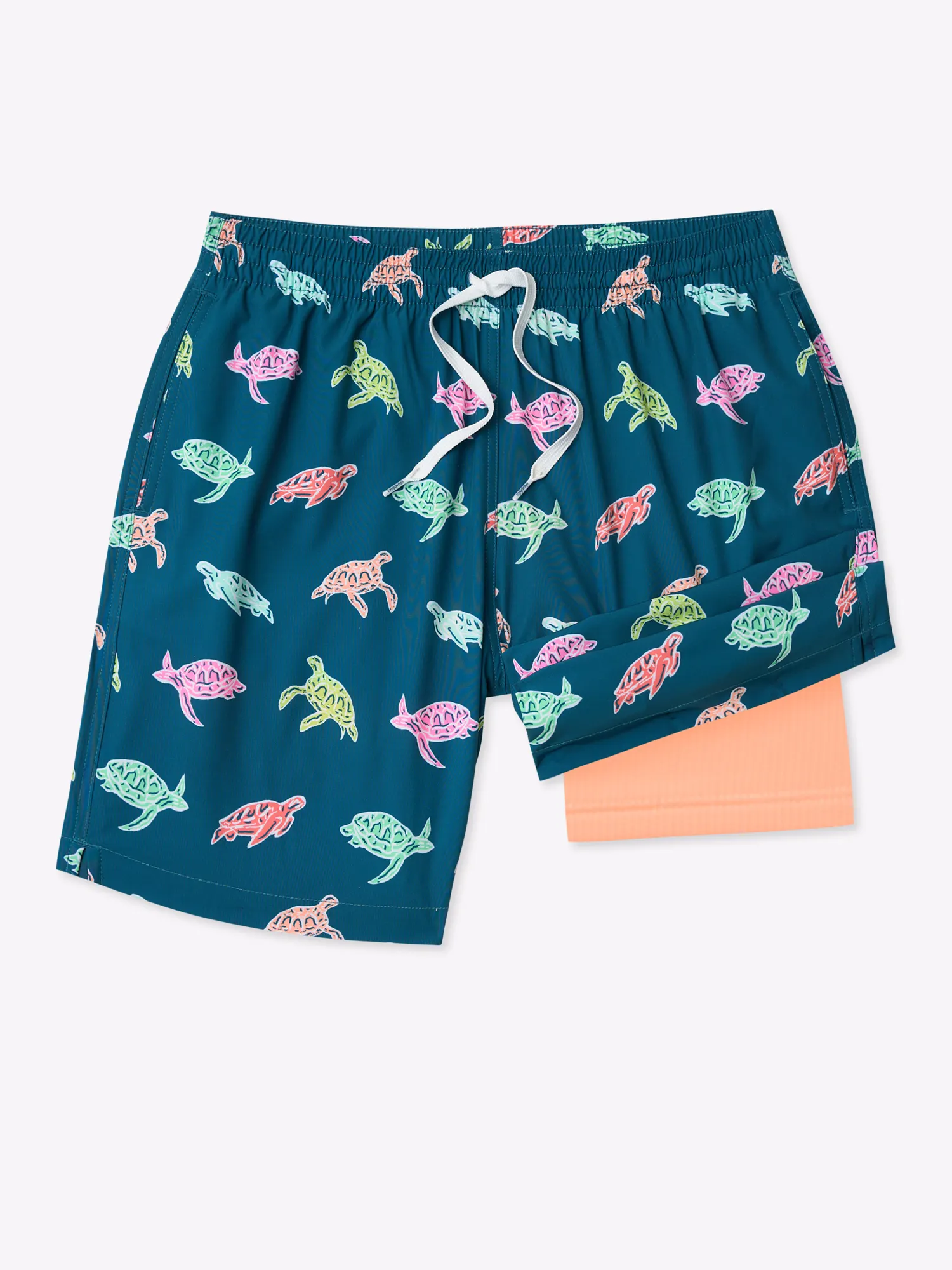 The Turtally Awesomes 7"(Classic Lined Swim Trunk)