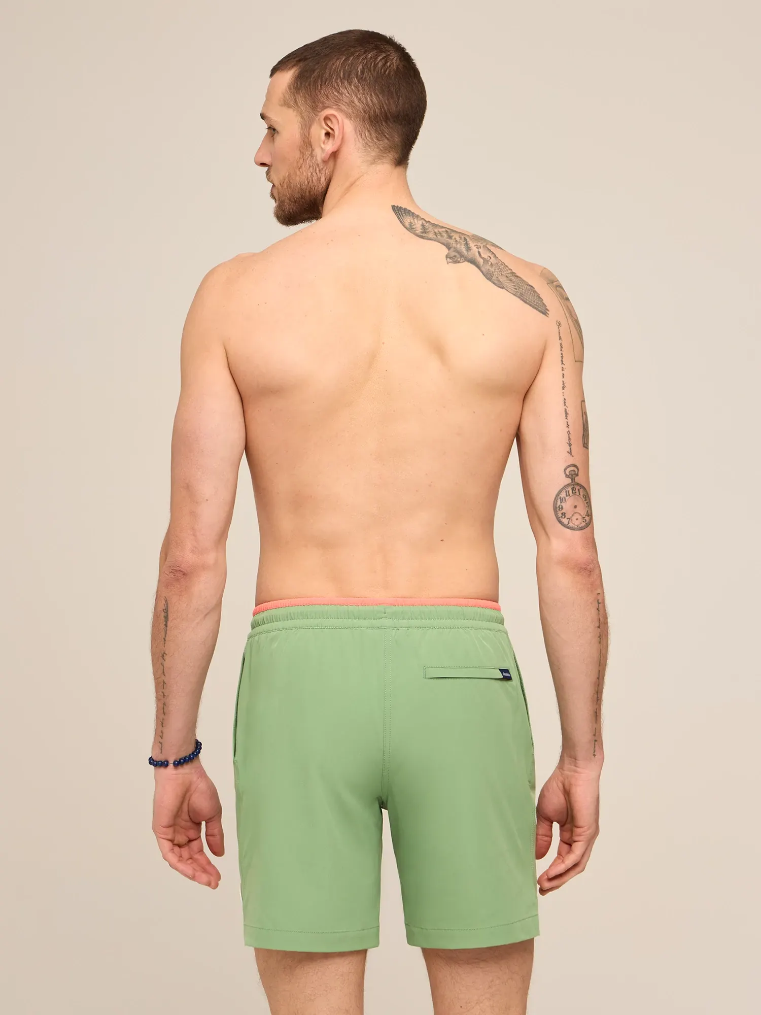 The Alcove Greens 7" (Classic Lined Swim Trunk w/ SP WB)