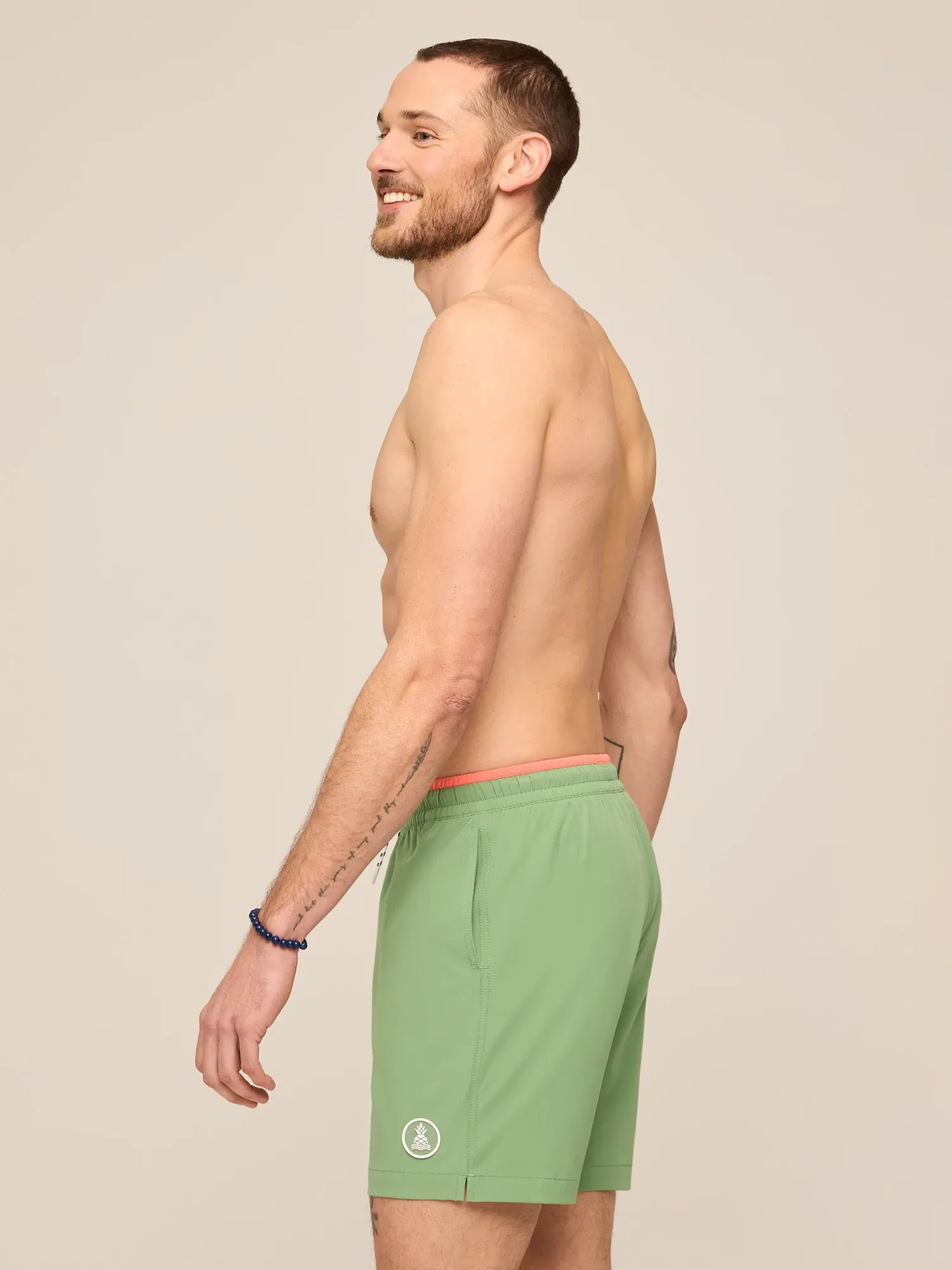 The Alcove Greens 7" (Classic Lined Swim Trunk w/ SP WB)