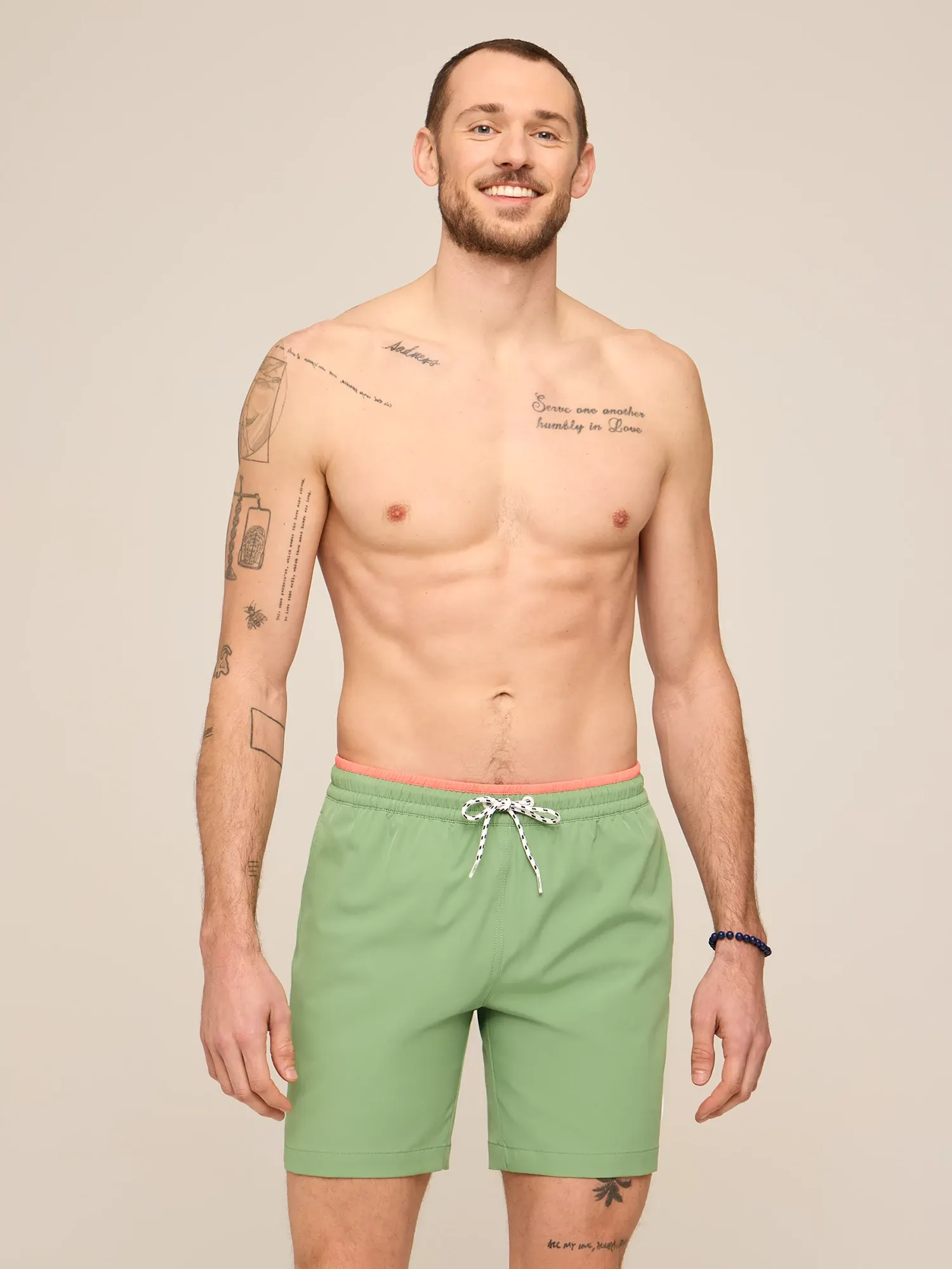 The Alcove Greens 7" (Classic Lined Swim Trunk w/ SP WB)