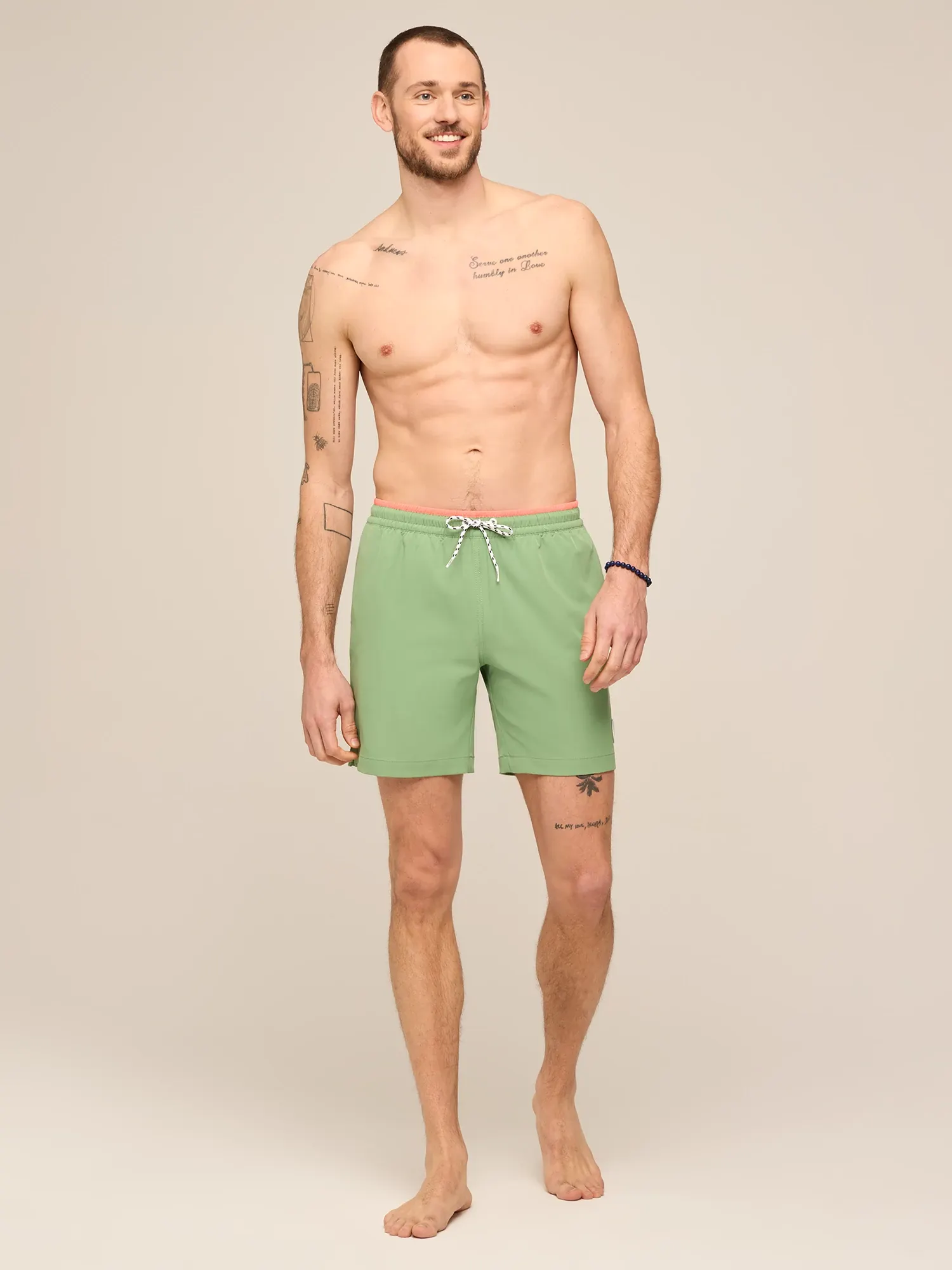 The Alcove Greens 7" (Classic Lined Swim Trunk w/ SP WB)