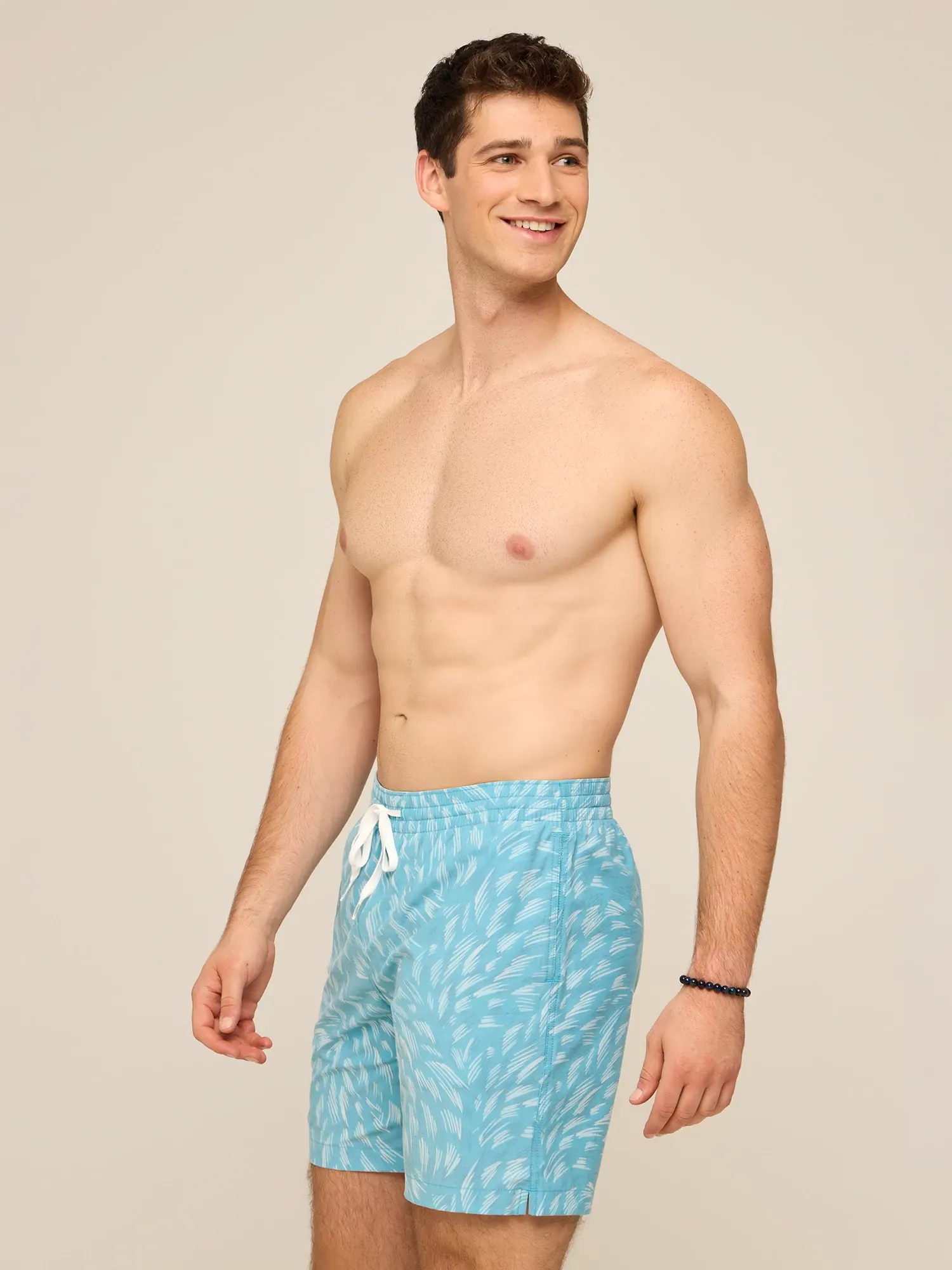 The Turquoise Tides 7" (Classic Lined Swim Trunk)
