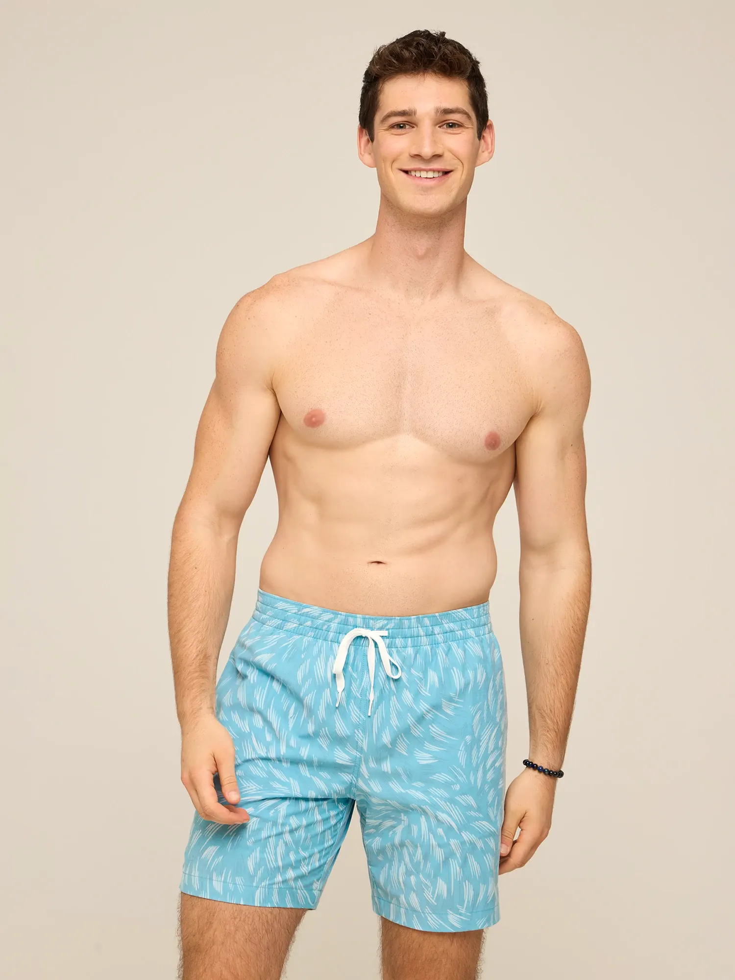 The Turquoise Tides 7" (Classic Lined Swim Trunk)