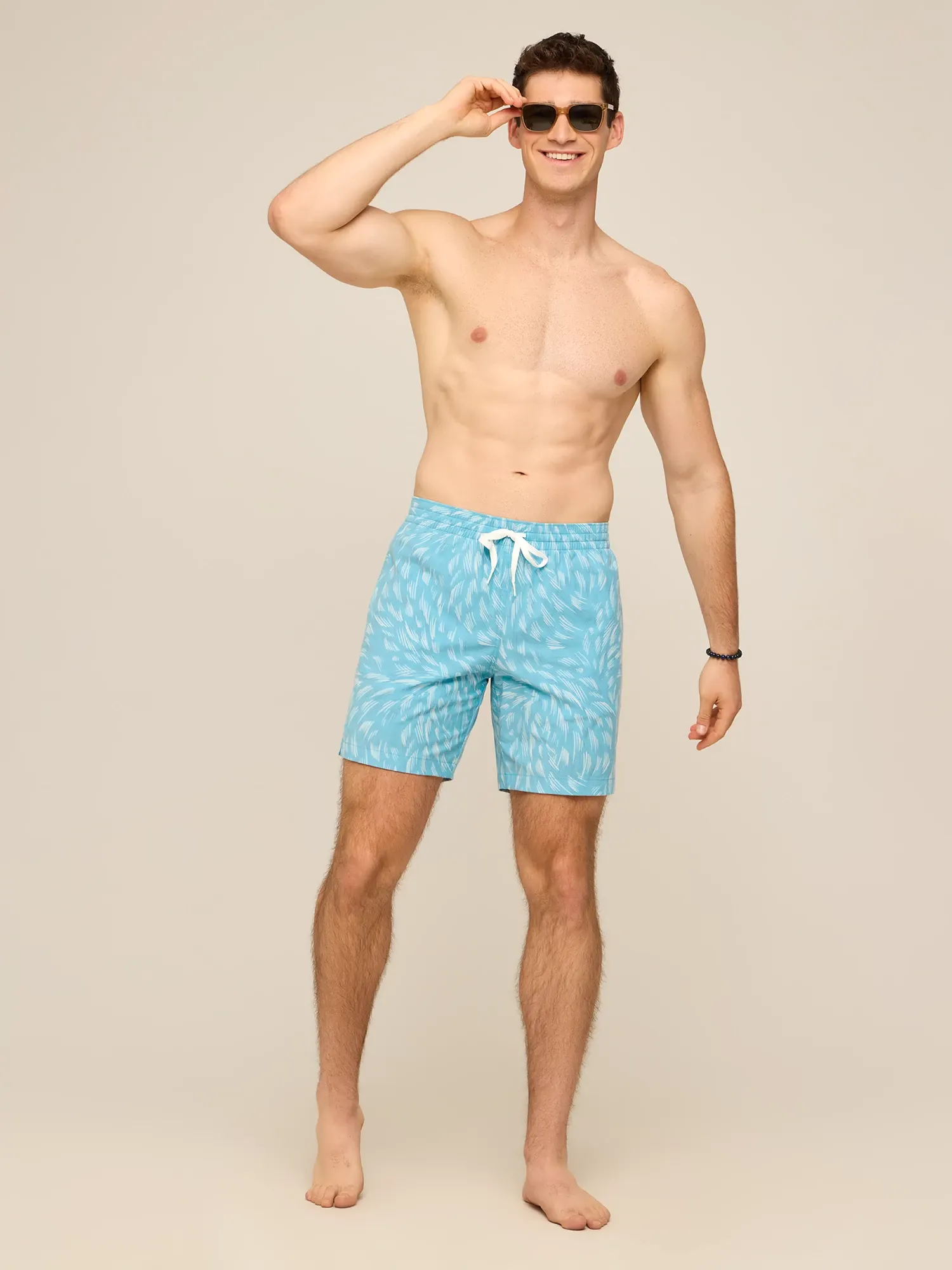 The Turquoise Tides 7" (Classic Lined Swim Trunk)