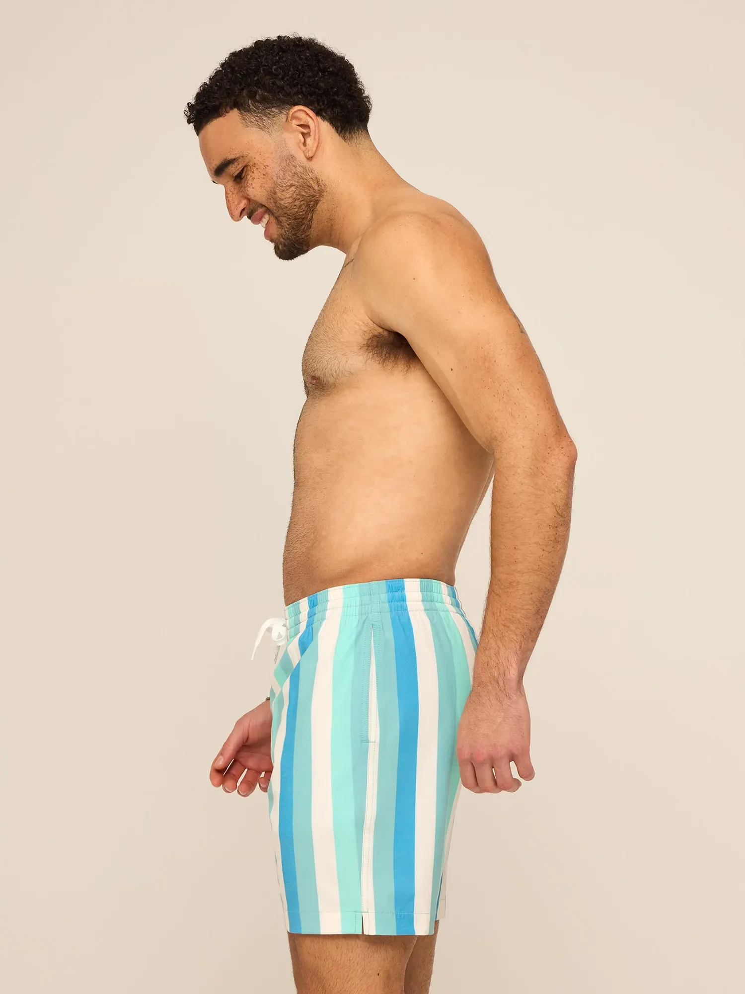 The Eversea Stripes 7" (Classic Lined Swim Trunk)