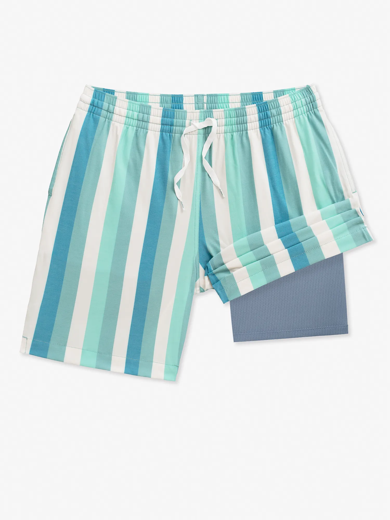 The Eversea Stripes 7" (Classic Lined Swim Trunk)