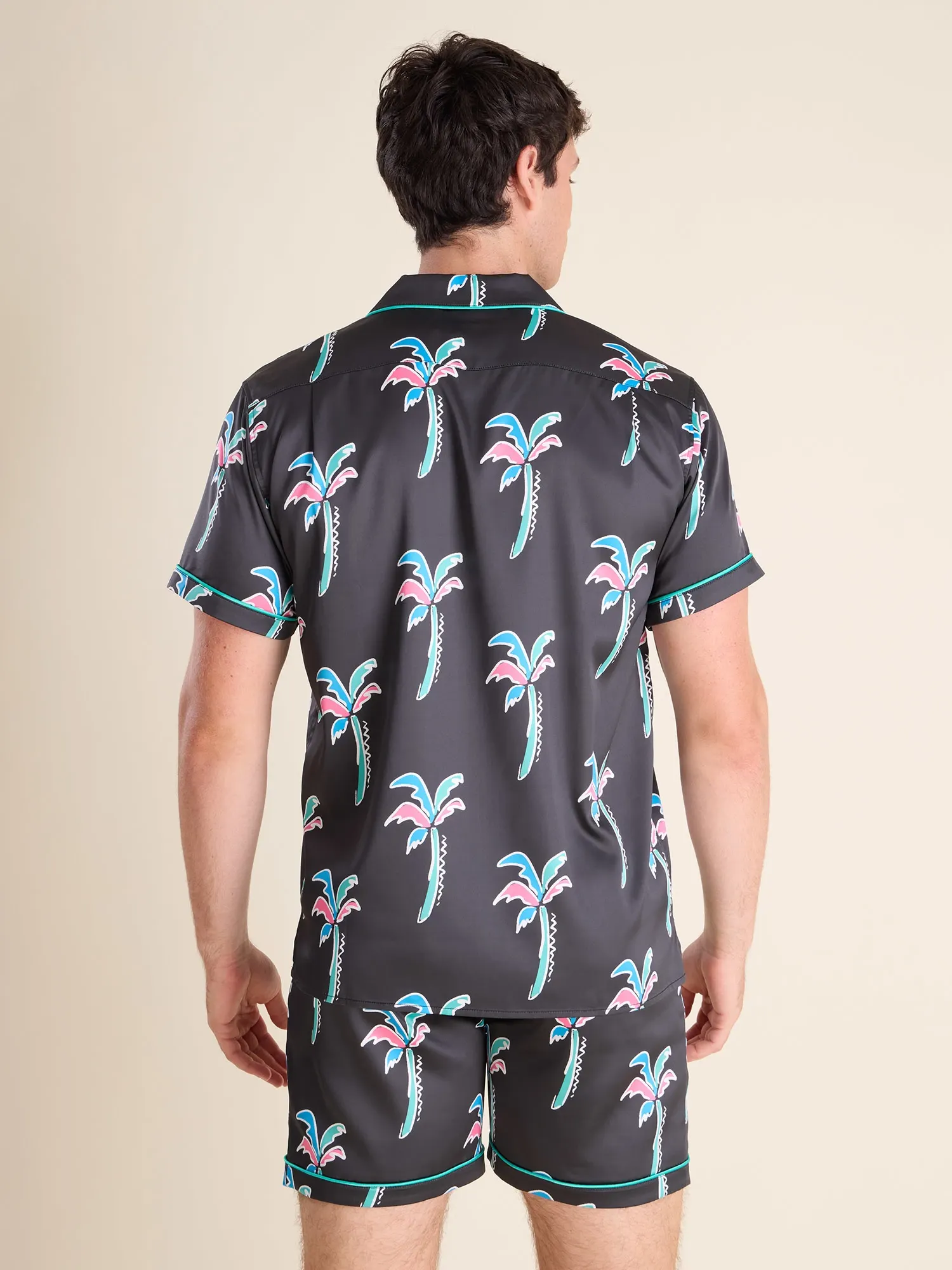 The Cabana Boy (Satin Sleep Shirt)