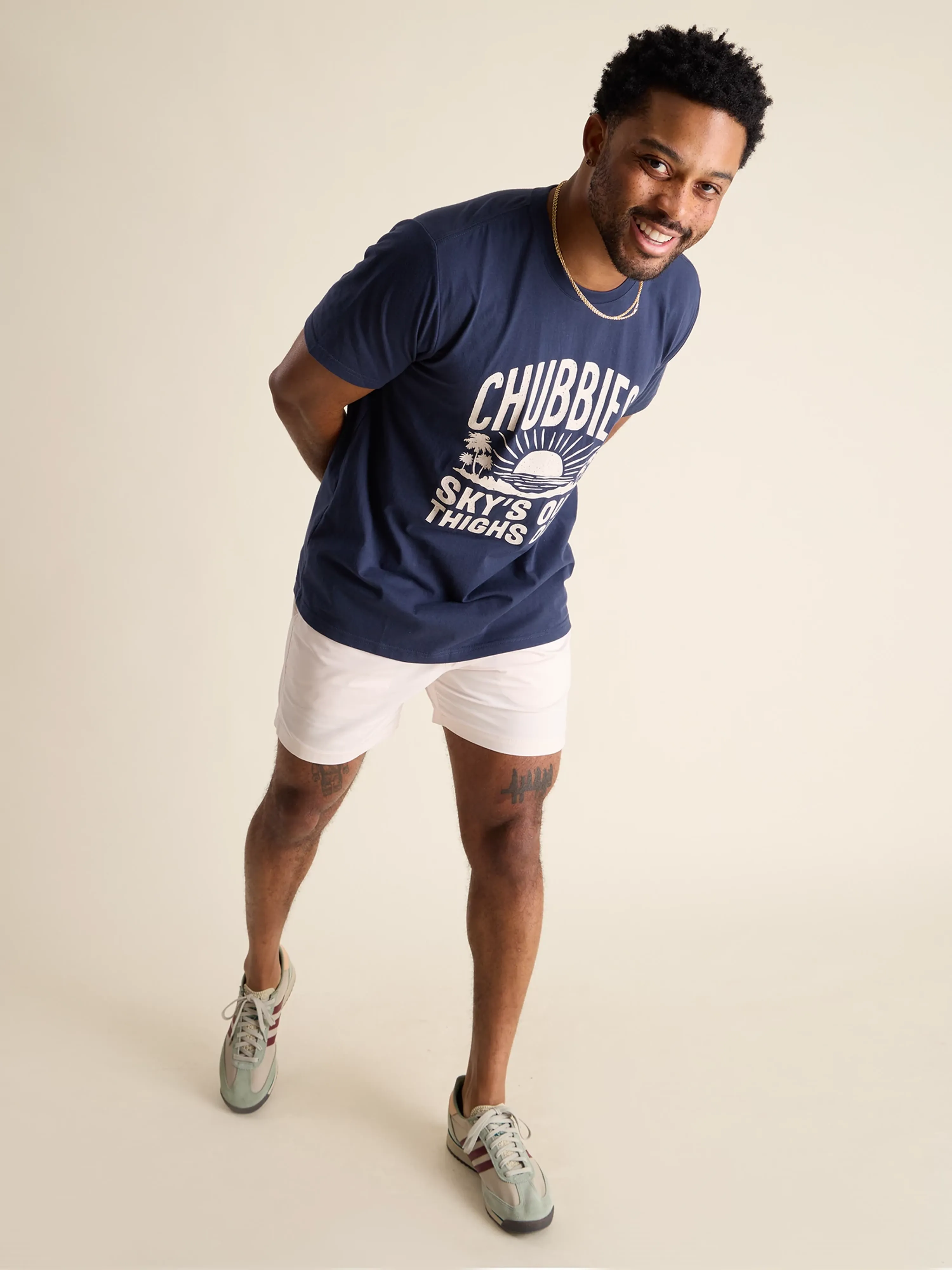 The No Brainer (Non Pocket Graphic T-Shirt) - Navy