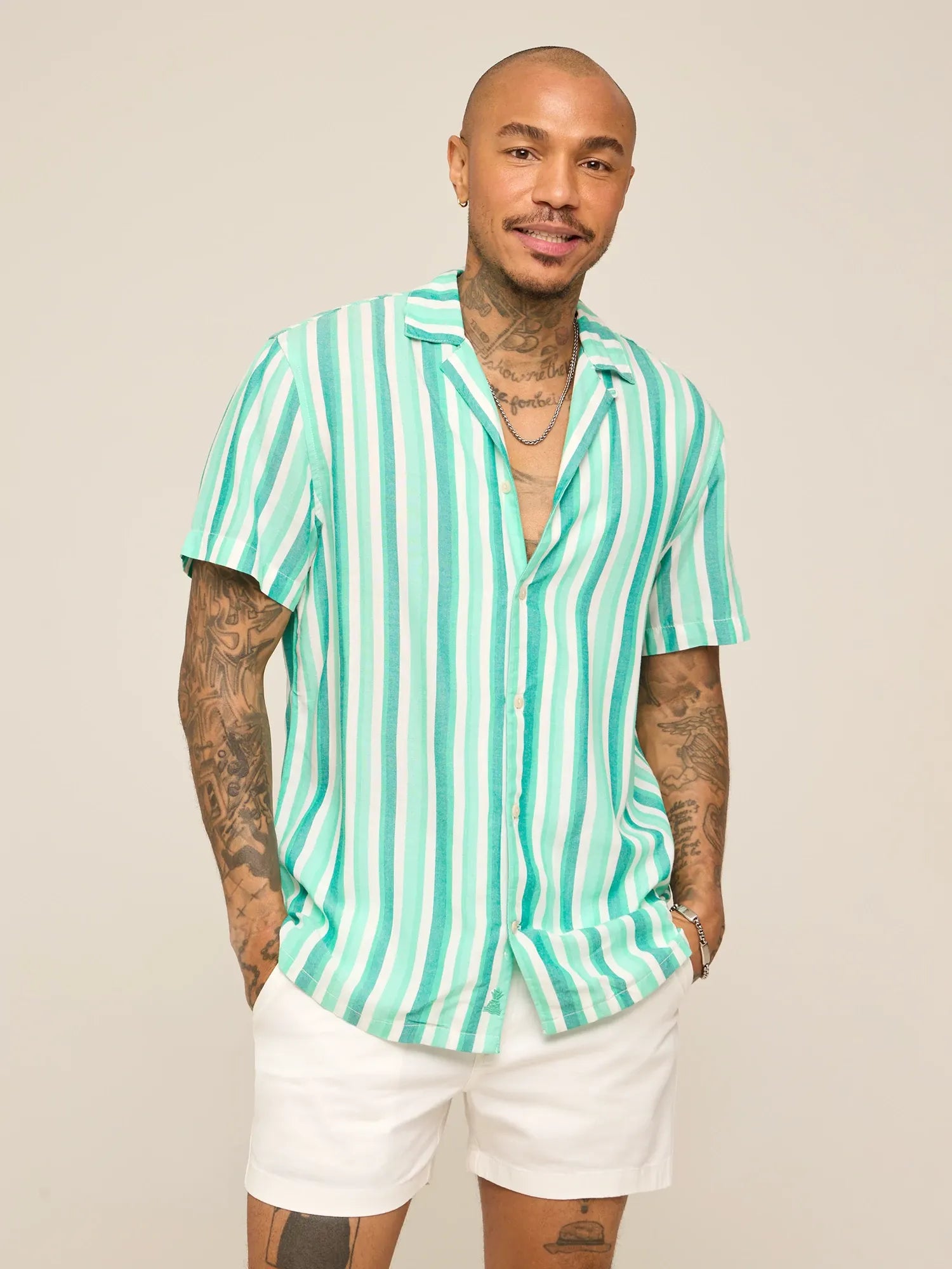The Bayside Stripe (Rayon Sunday Shirt)