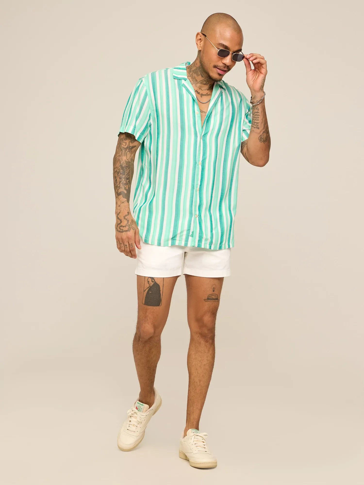 The Bayside Stripe (Rayon Sunday Shirt)