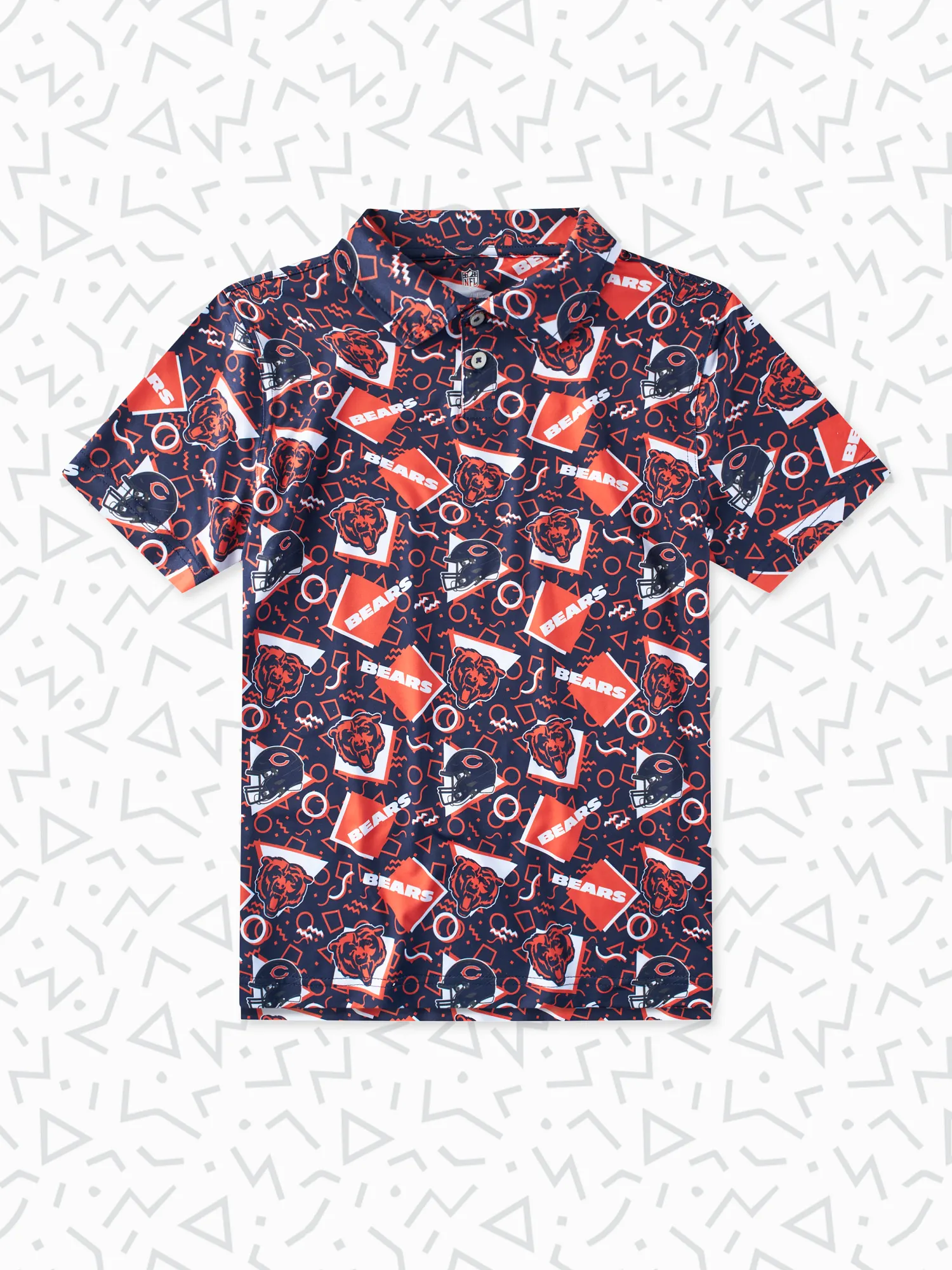 The Bears Game Day Fit (Boys Performance Polo)