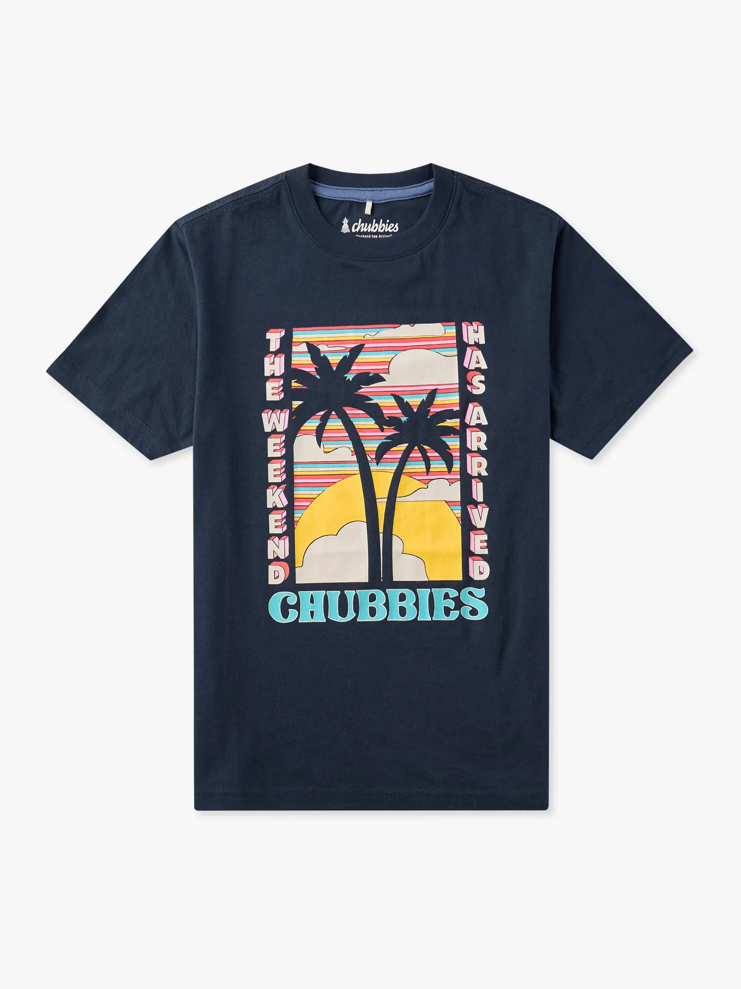 The Big Wave (Youth Non Pocket T-Shirt) - Navy