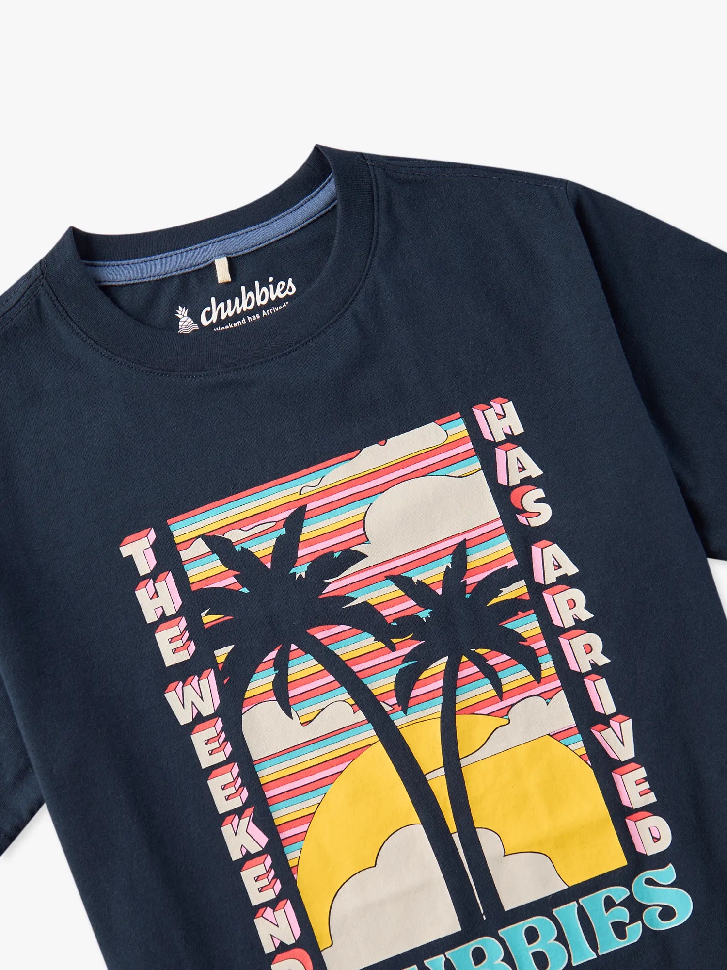 The Big Wave (Youth Non Pocket T-Shirt) - Navy